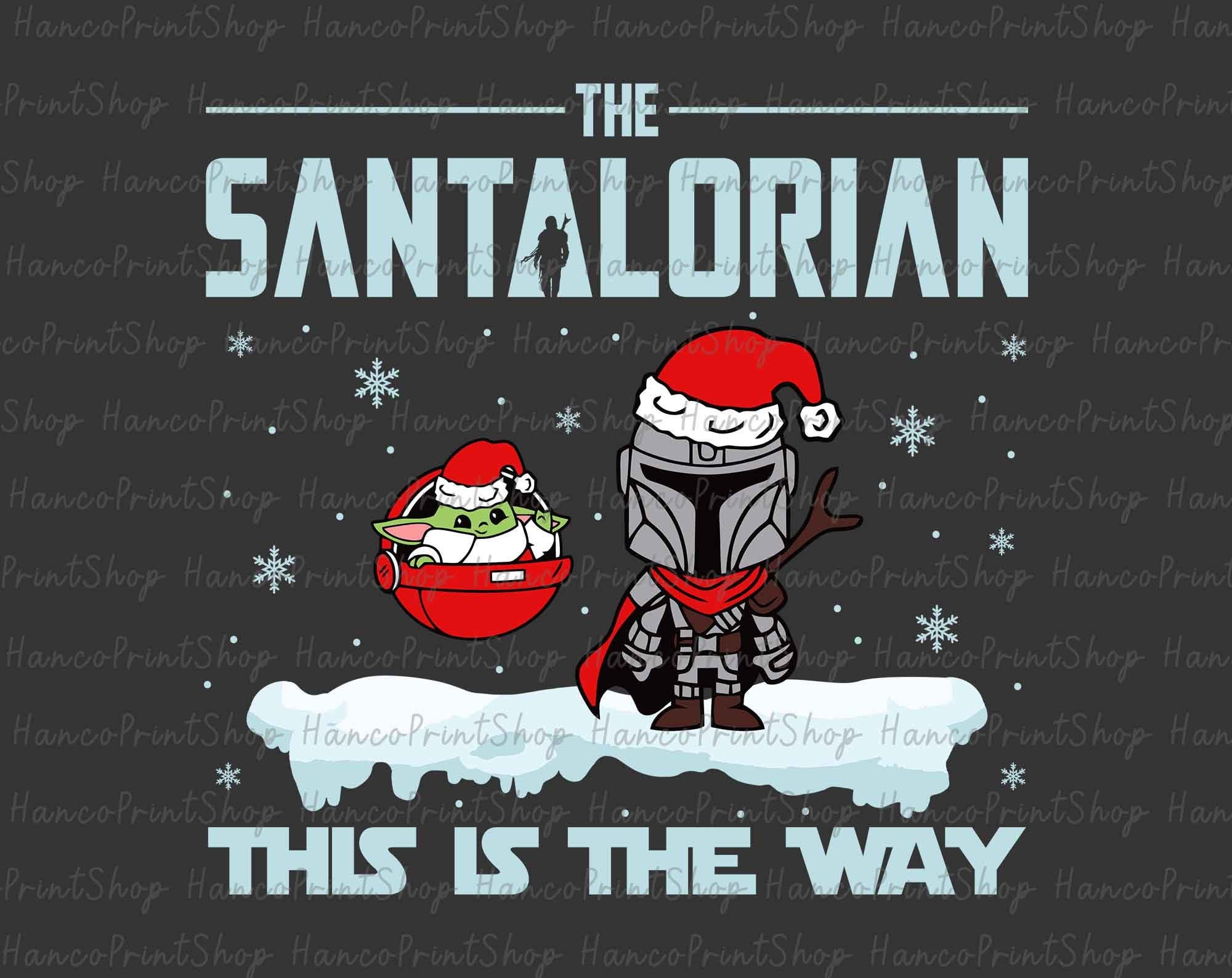 The Santalorian SVG, Merry Christmas SVG, Christmas Santa Hat SVG, Christmas Characters, Xmas Holiday, Cute Christmas Svg, Digital Download