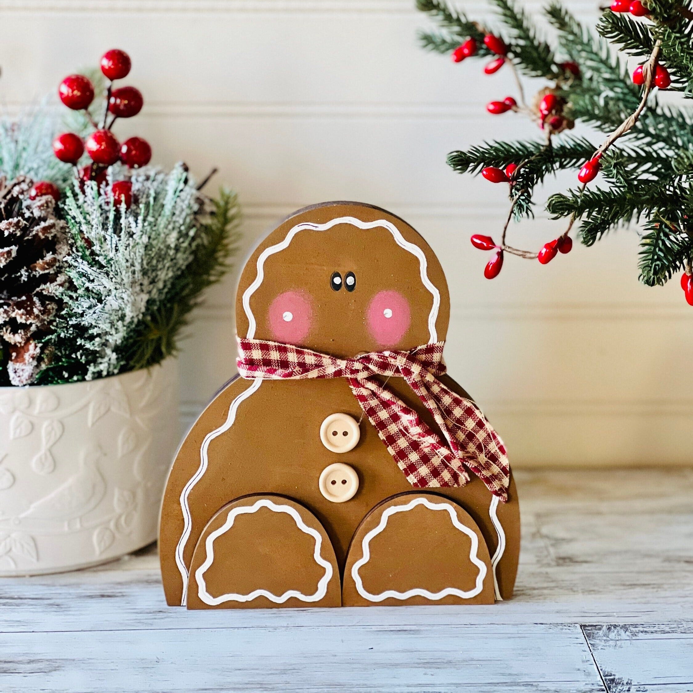 Gingerbreand Man SVG Digital Download for Glowforge or Laser Not a Physical Item