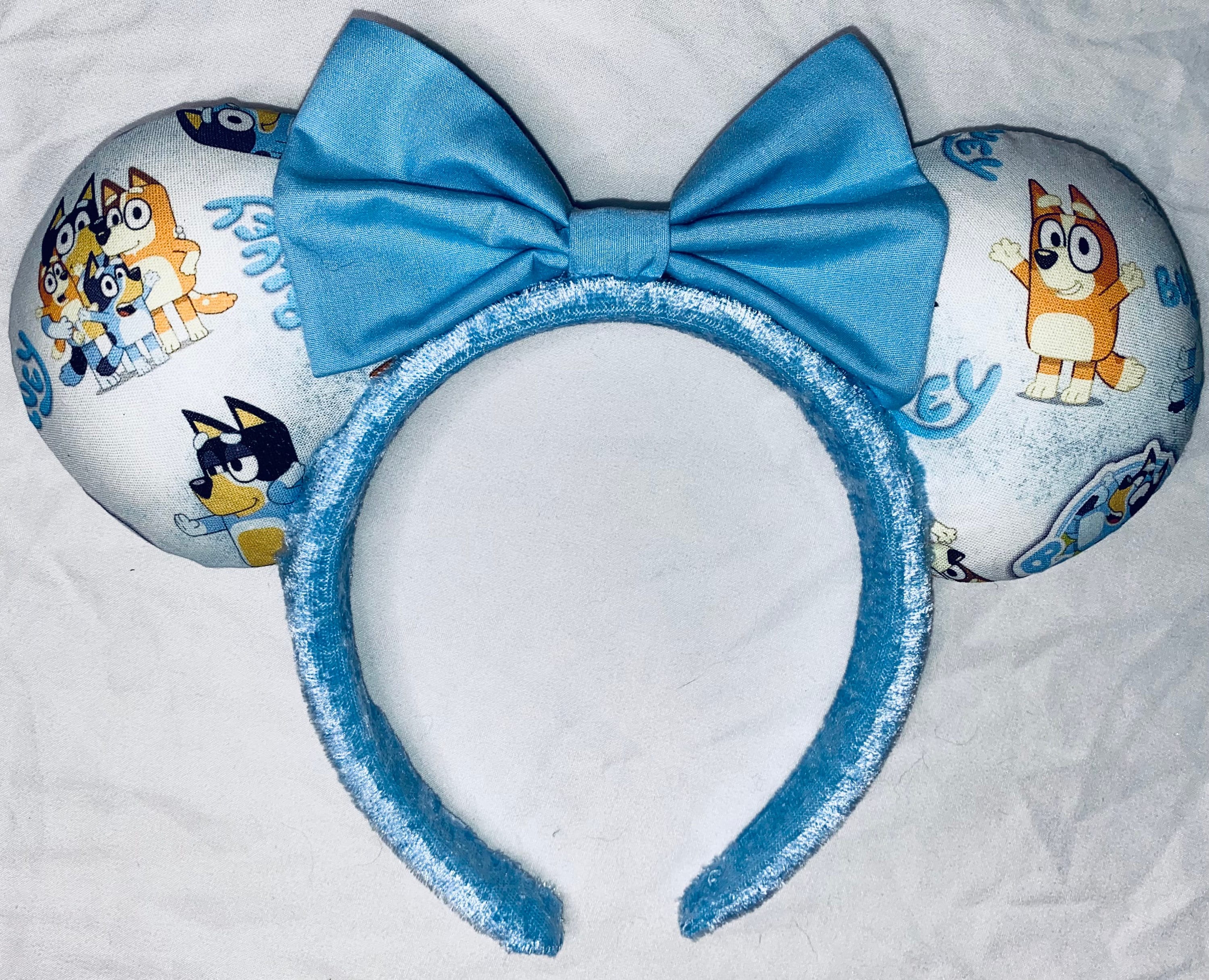 Bluey Heeler Disney Dog Mouse Ears Headband with Bow - BEST SELLER 2023