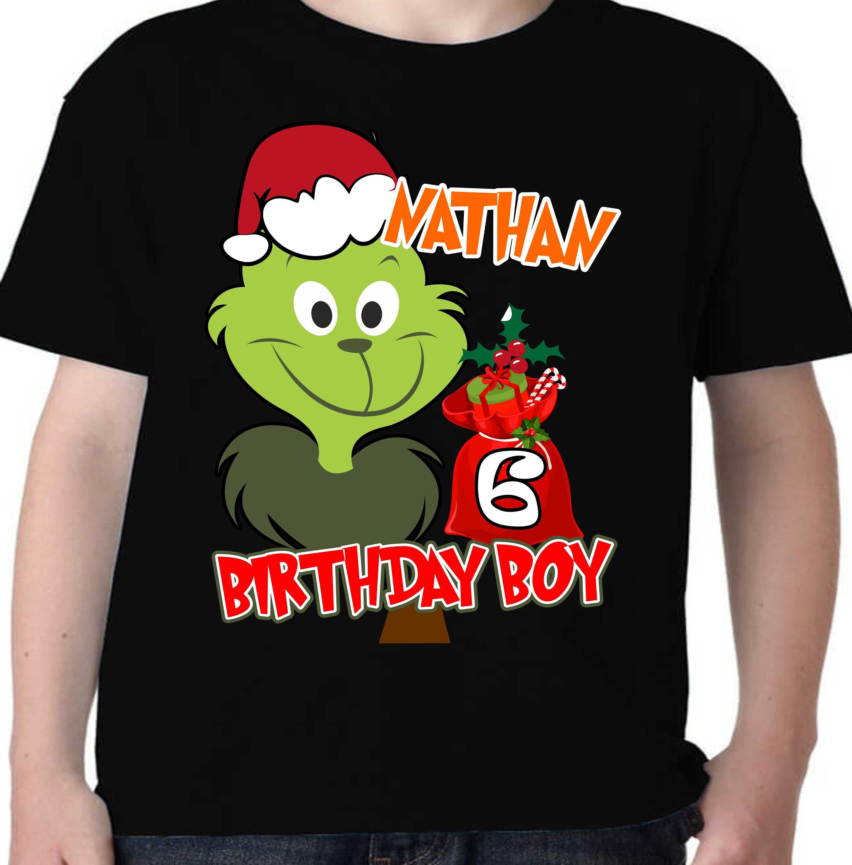 Grinch birthday shirts, the Grinch party shirts, Grinch Matching shirts