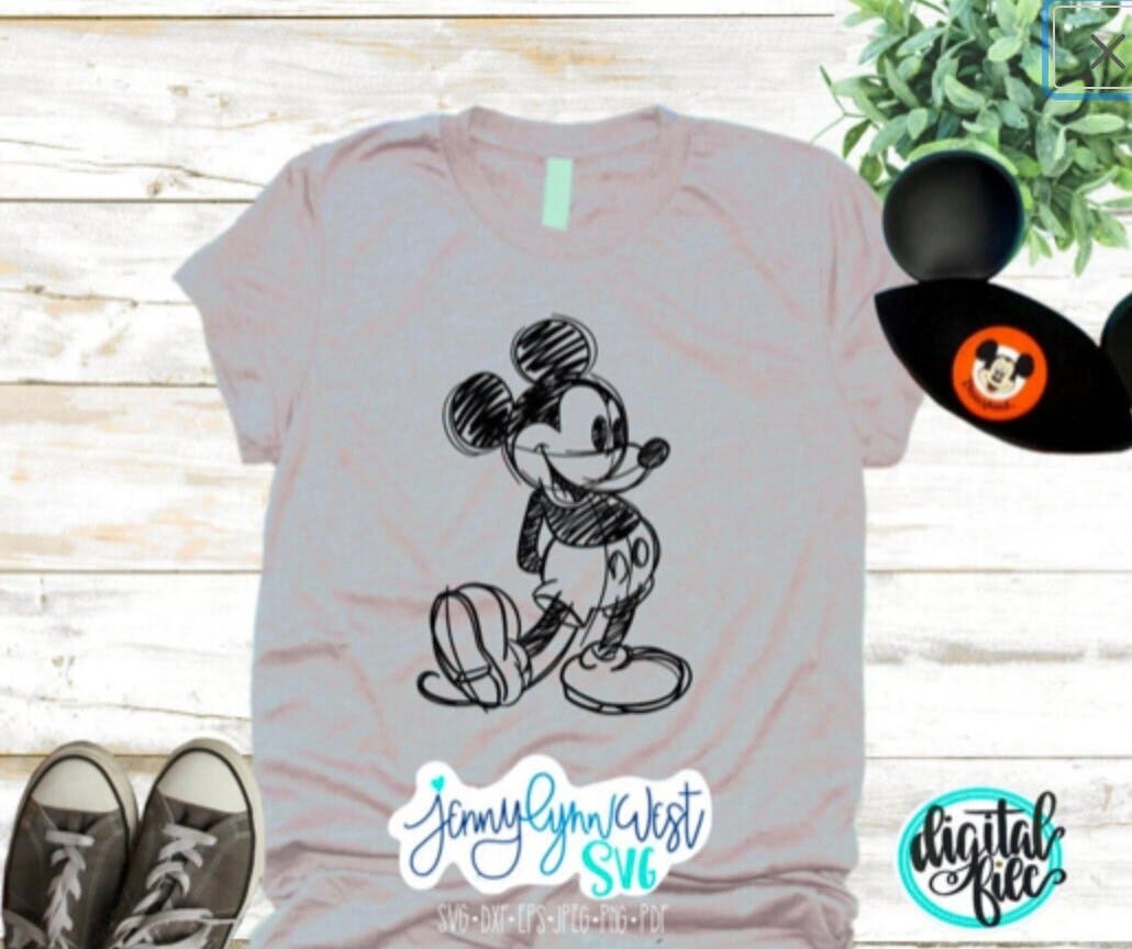 Mickey Mouse Gang Polaroid SVG DisneyWorld PNG Dxf Classic Mickey Sketched DisneySVG Sublimation Cricut Cut File Minnie Goofy Sketched