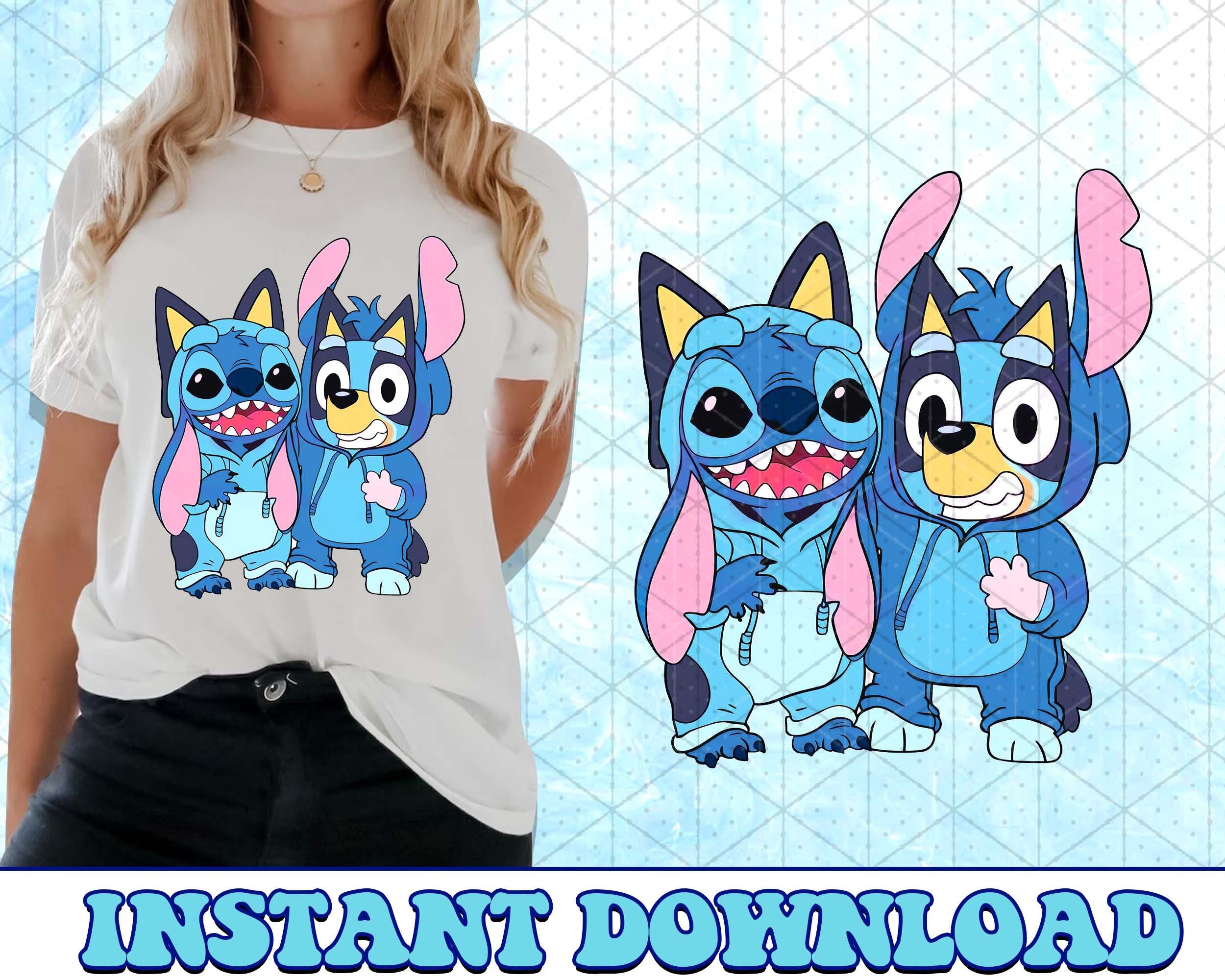 Stitch Bluey PNG, Bluey Family PNG, Bluey Png, Bluey Bingo Png, Bluey Mom Png, Bluey Dad Png, Bluey Friends Png, Bluey PNG