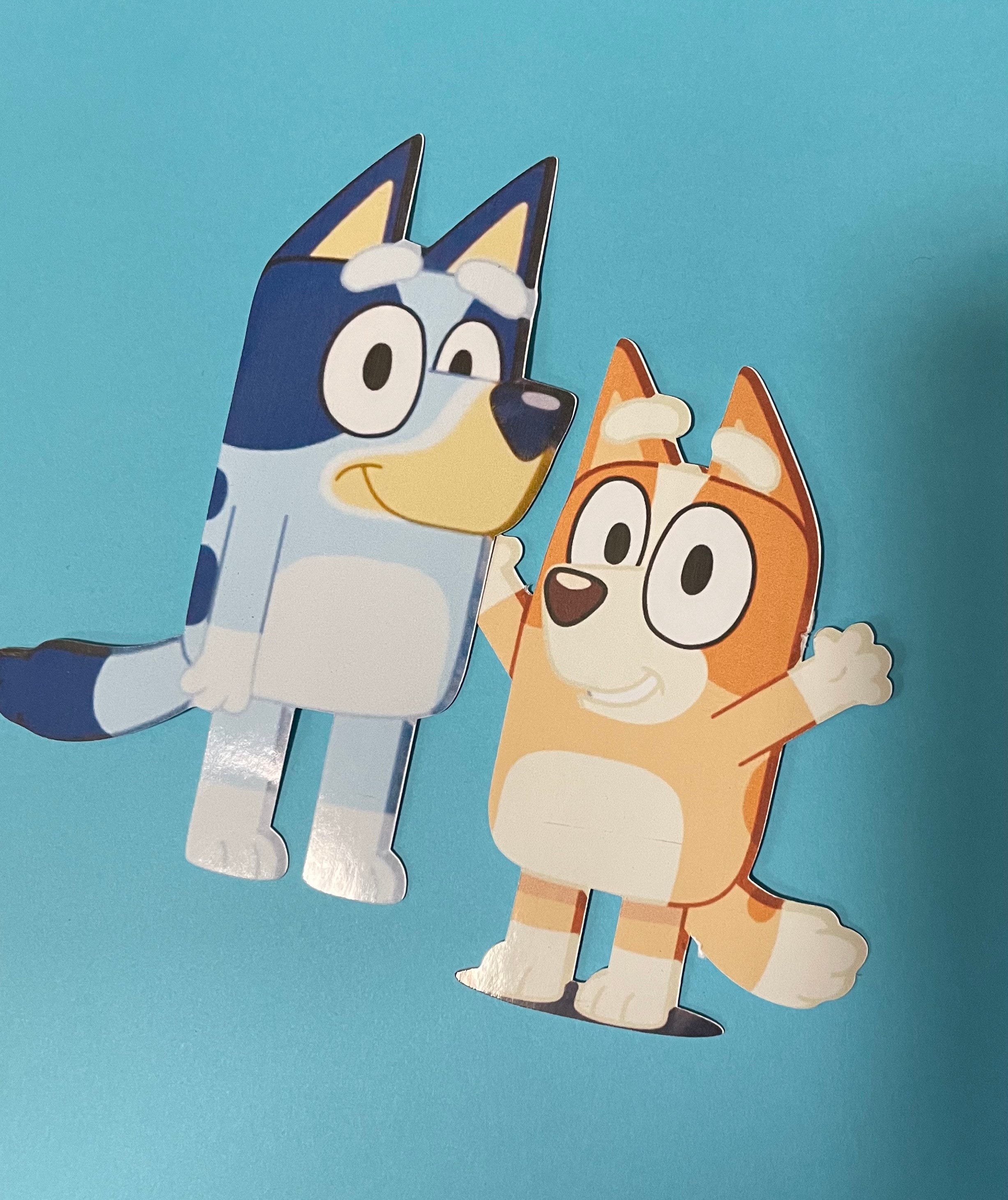 Bluey and Bingo Vinyl Waterproof Sticker