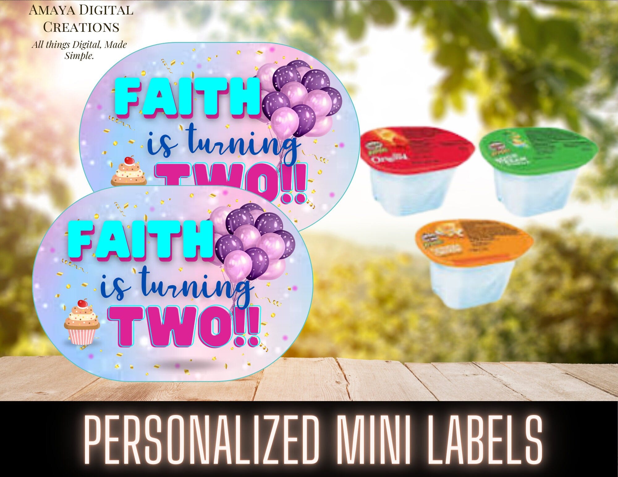 Pringles Snack Stack Lid, Birthday Party, Chips, Party Favors | Labels for 8 oz stackable, PDF, PNG FILE