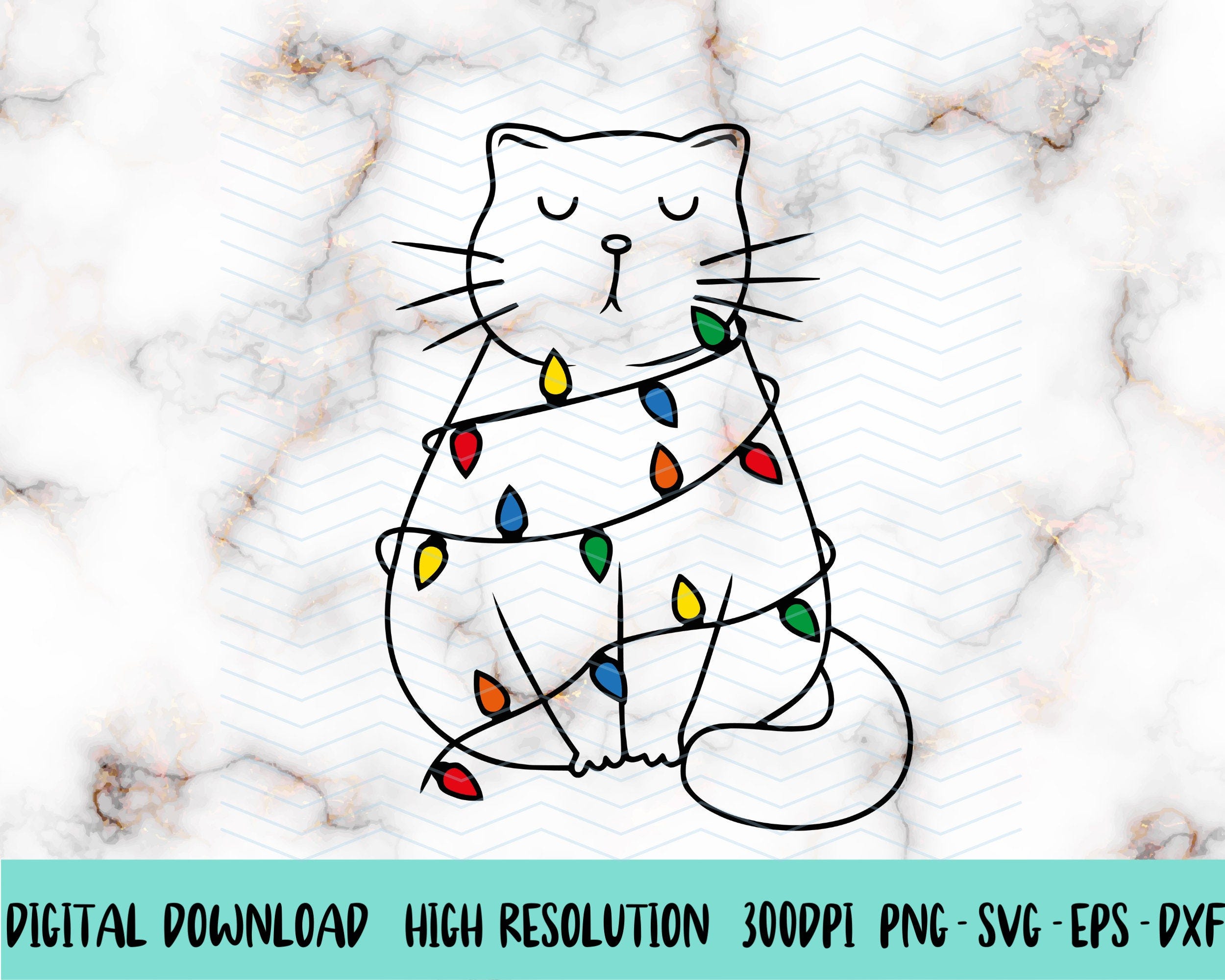 Cute Cat Christmas Png Svg, Cat Lover Gift For Christmas, Christmas Cat Svg, Cat Christmas Shirt Png, Cat Mom Shirt Png, Cat Mom Png