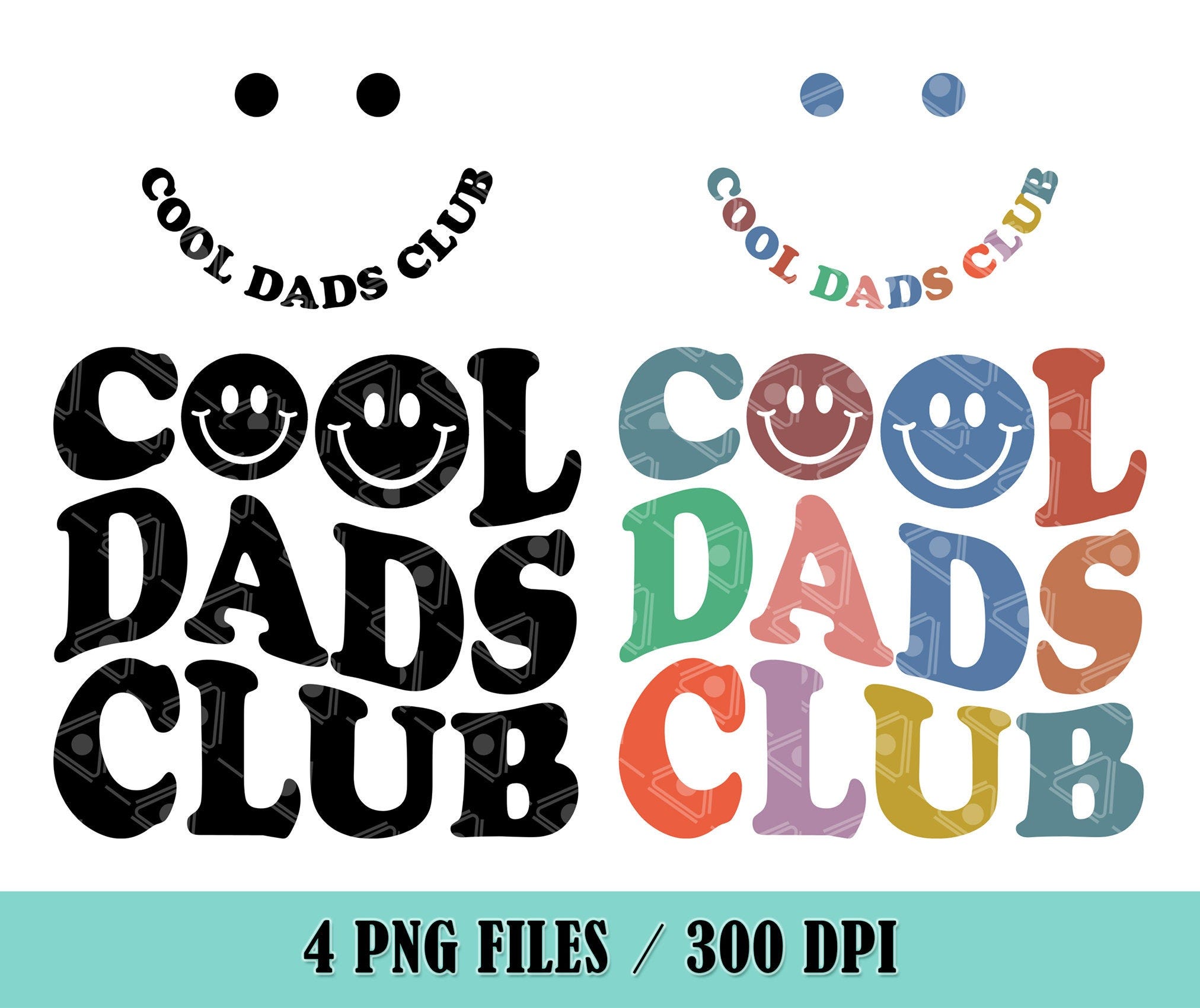 Cool Dads Club PNG Download, Dads To Be PNG, Trendy Dads Svg, Dad Birthday Gift, Best Dads Png, Father