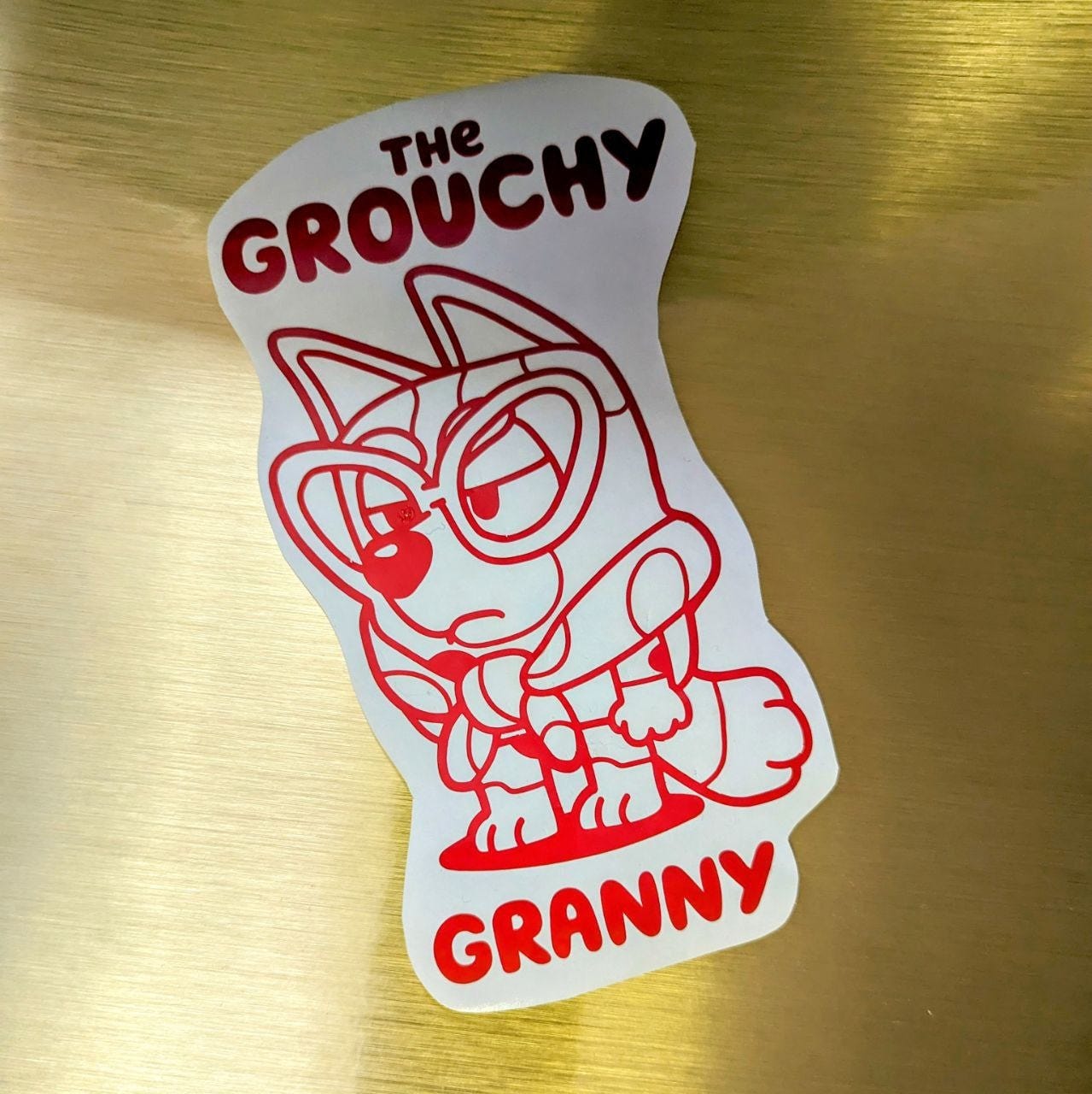 The Grouchy Granny - Muffin - SVG File