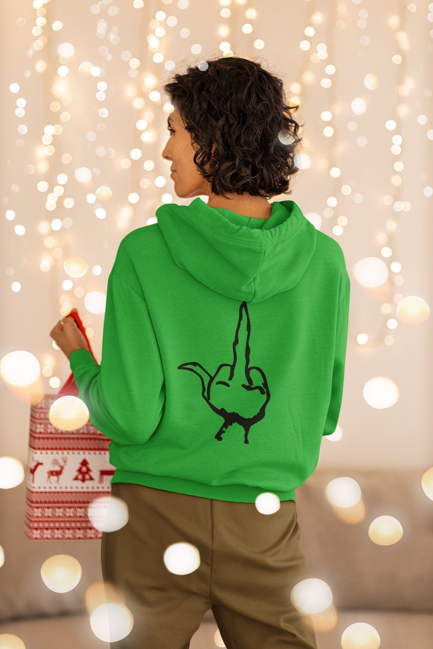 Grinch funny Christmas hoodie for a friend, Merry Christmas sweater with hoodie for a family member, Adults, Kids, Men And Women.