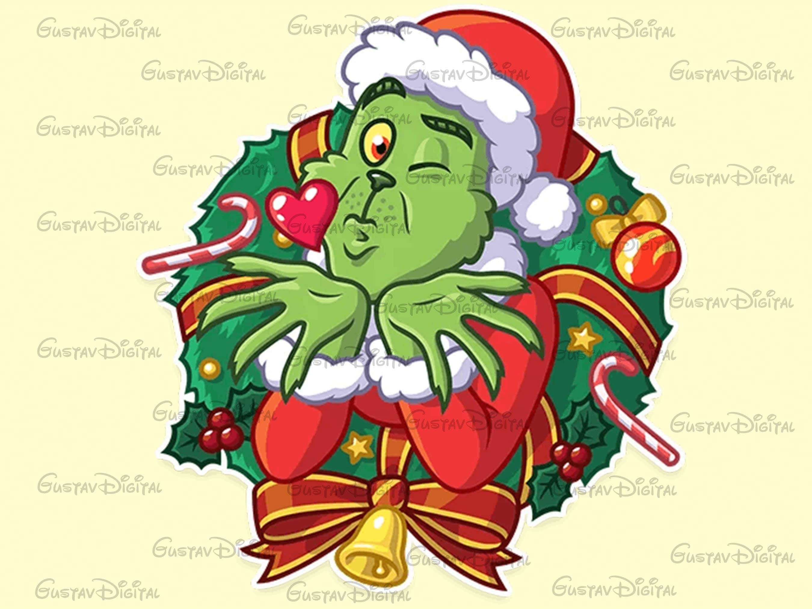 The Grinch PNG, Merry Christmas PNG, Instant Fast Download, Quality PNG, Happy Christmas For Grinch, Grinch Digital, Merry Christmas Digital