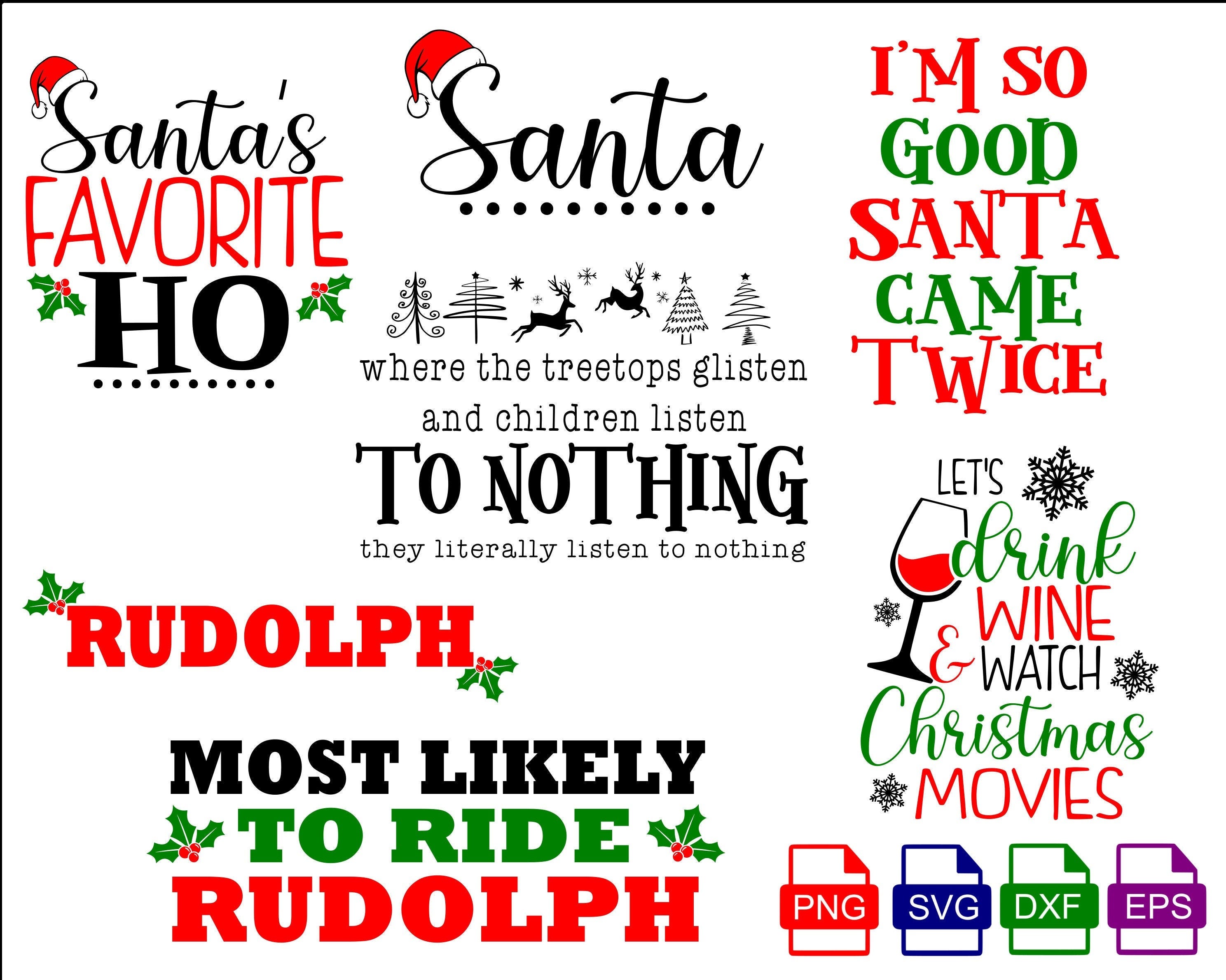Adult Christmas SVG Bundle, Naughty Christmas SVG, Christmas svg for adults, Adult Christmas Sublimation files, Rated R Christmas svg, dxf