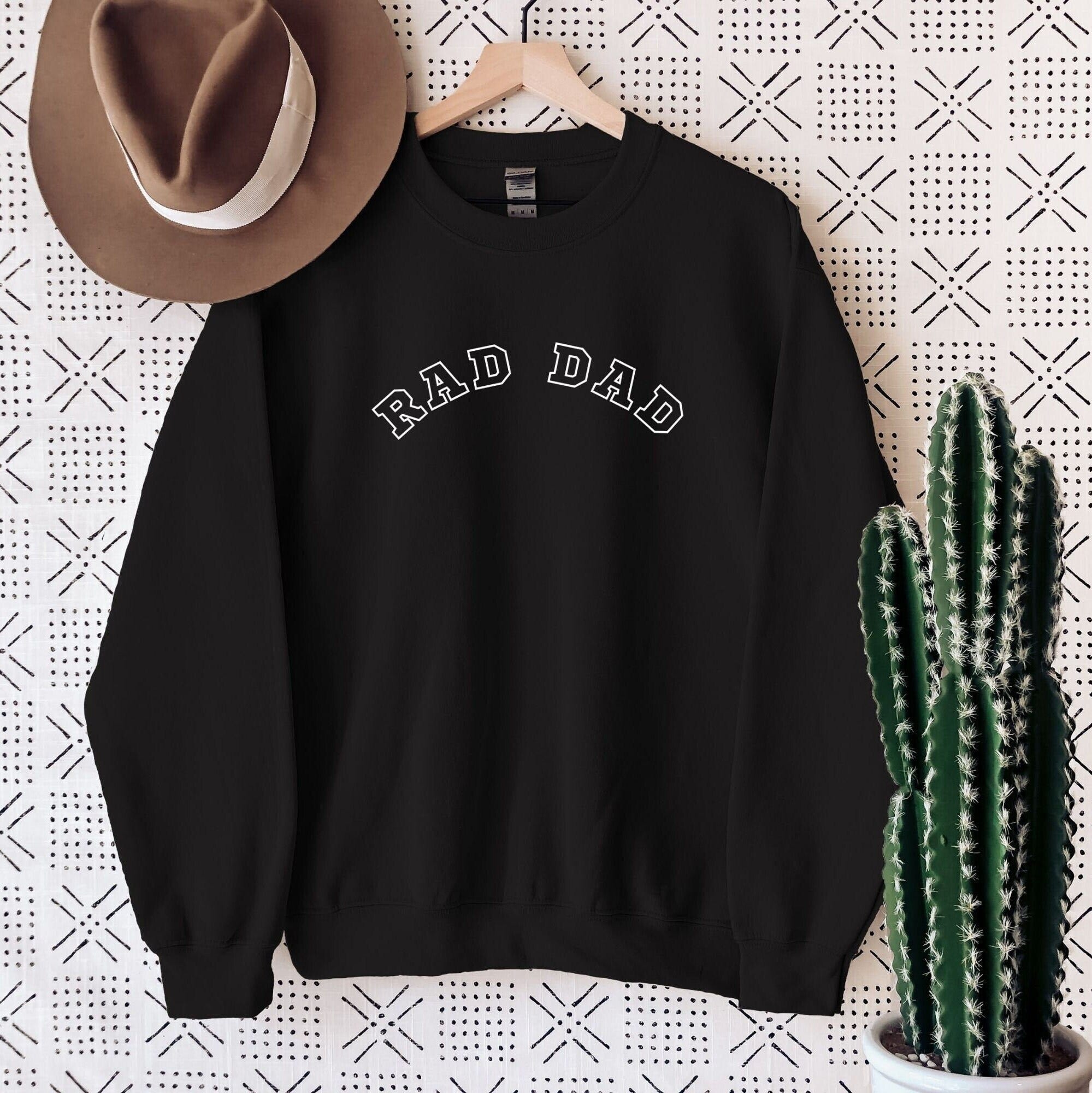 Rad Dad Sweatshirt | Fatherhood Sweatshirt, Cool Dad Sweater, New Dad Gift, Dad To Be, Best Dad Ever Gift, Dad Est Shirt, Fathers Day Gift