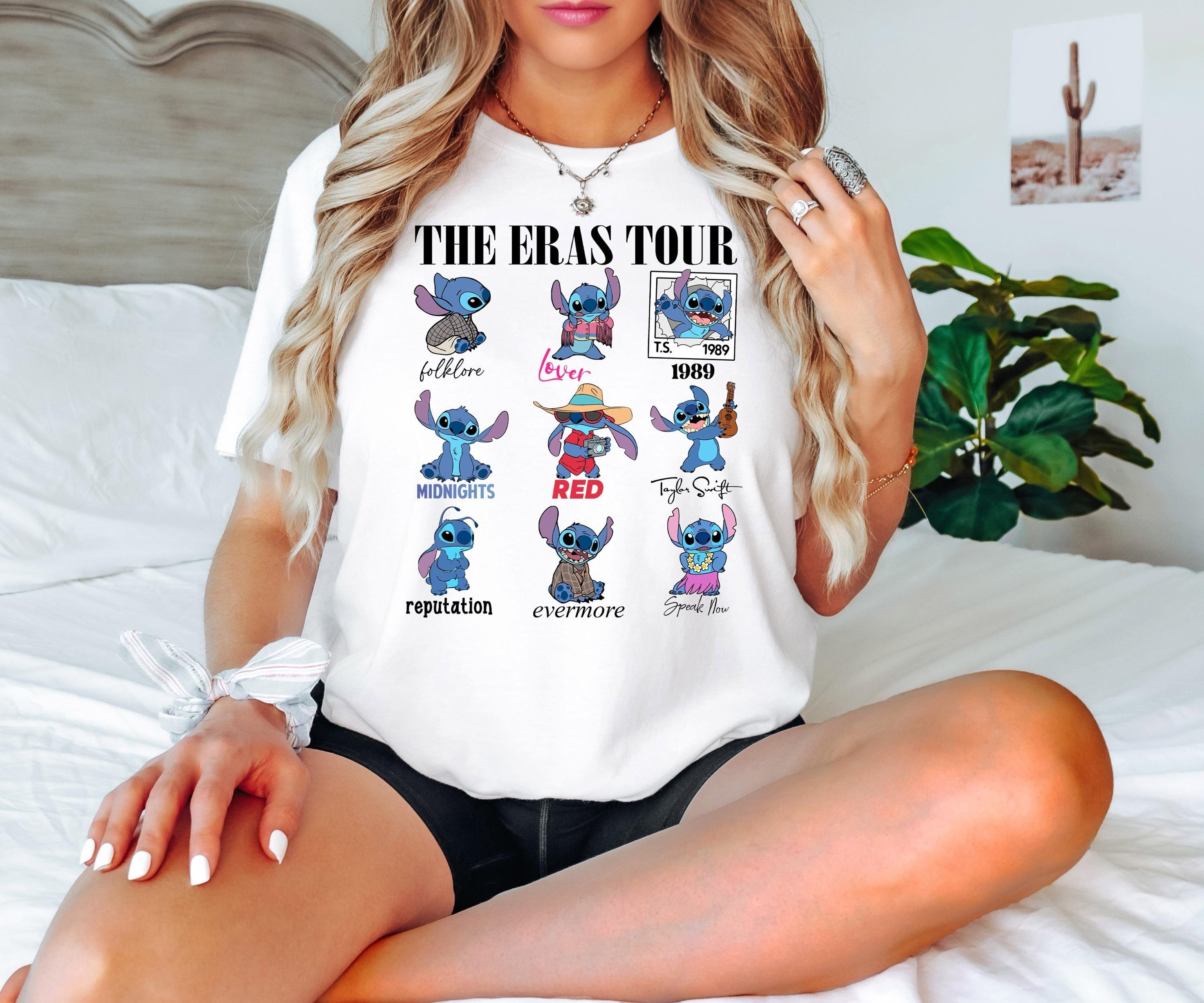 Stitch The Eras Tour Shirt, Stitch Shirt, Stitch Love Shirt, Stitch Version Shirt, Disney Shirt, Disney Stitch Shirt, Disney Eras Tour Shirt