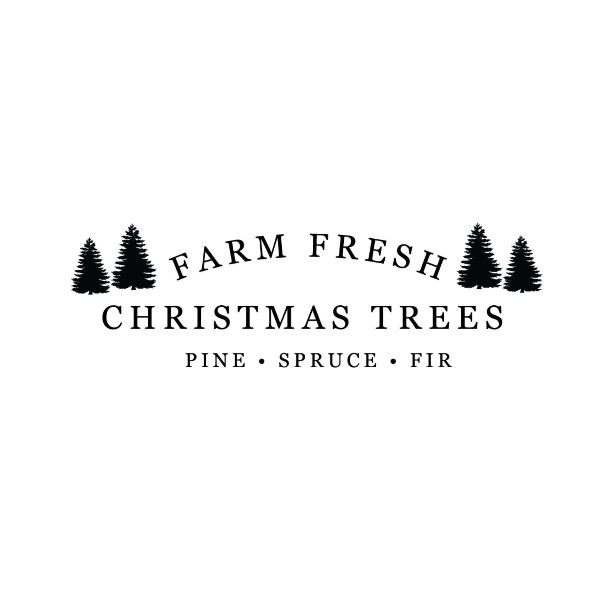 Christmas Tree Farm Cut File // SVG, PNG, DXF, Farm fresh christmas trees, Long Christmas Sign, Christmas stencil, Christmas svg