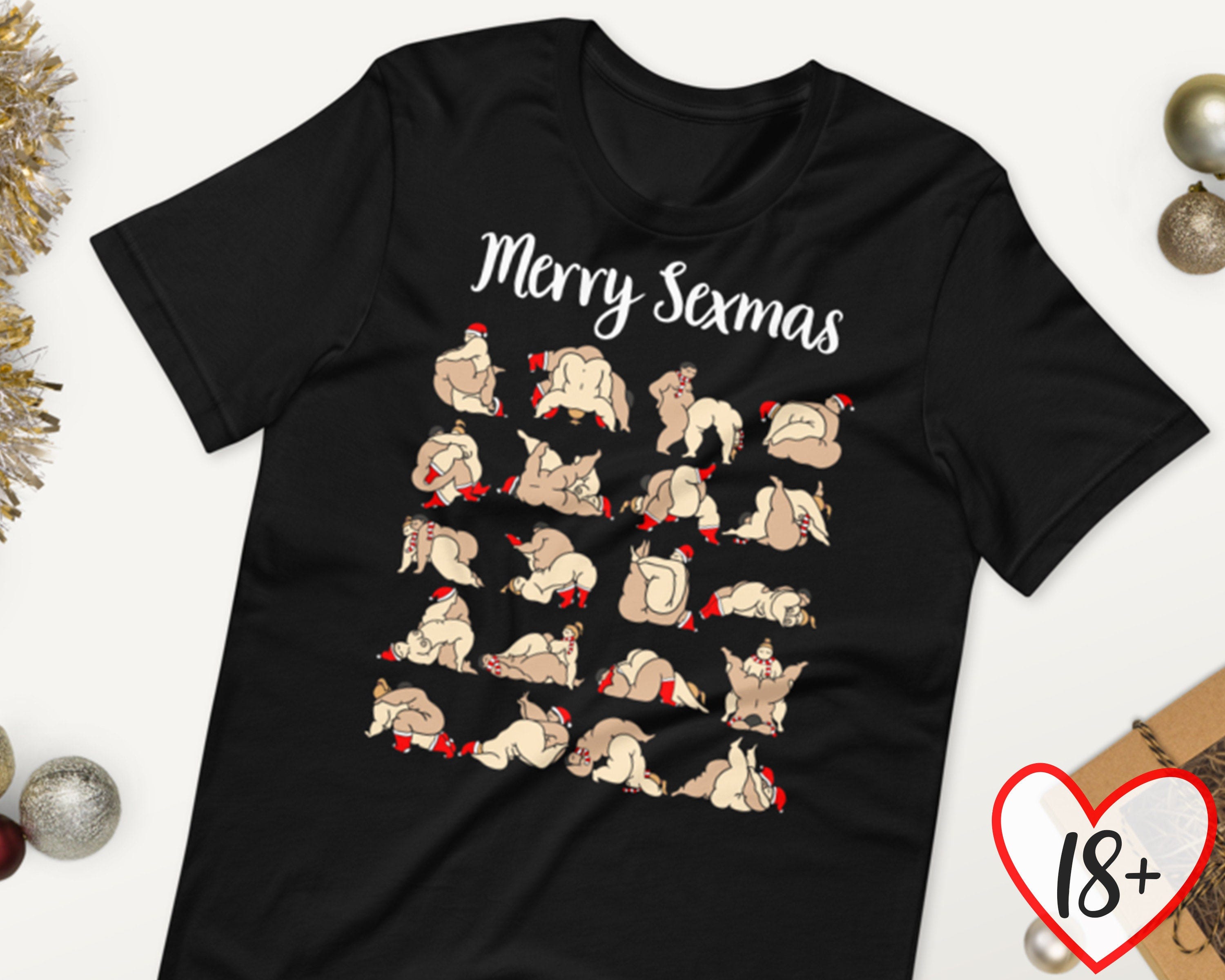 Ugly Christmas Shirts, Naughty Santa Shirt, Dirty Christmas, Funny Christmas Tee, Secret Santa Gift, Matching Shirts