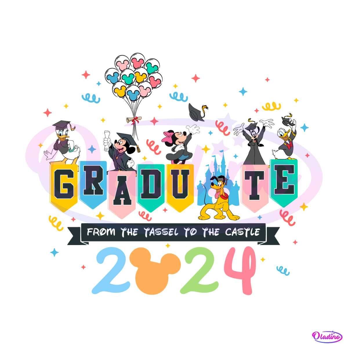 Mouses And Friend Graduate 2024 SVG