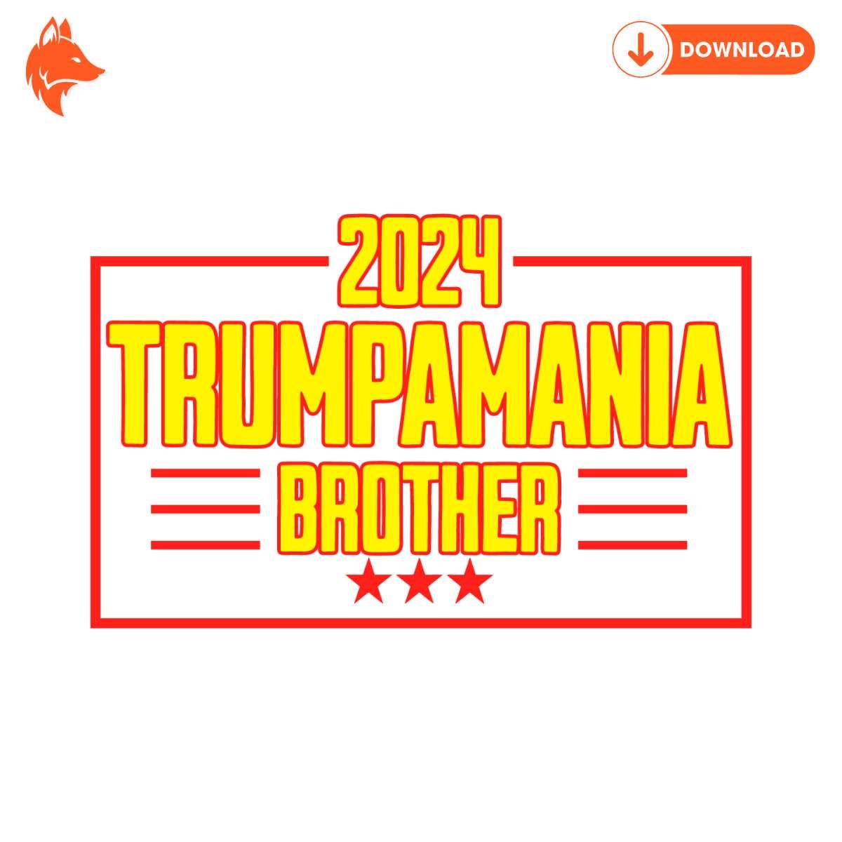 Free 2024 Trumpamania Brother Wrestling SVG