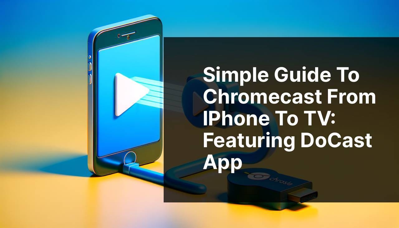 Simple Guide to Chromecast from iPhone to TV: Featuring DoCast App