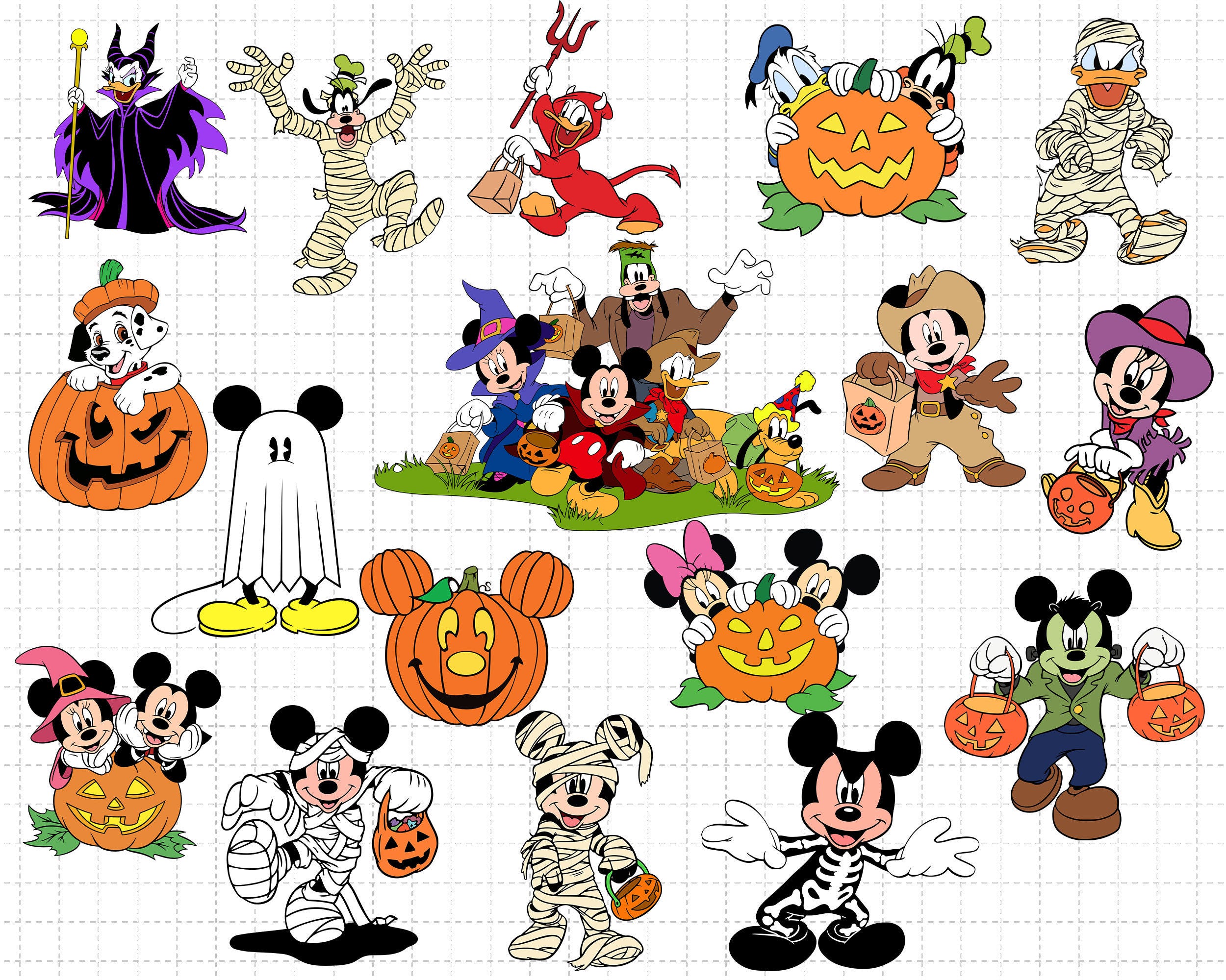 Bundle Mouse And Friends SVG, Halloween Svg, Happy Fall Svg, Autumn Leaf Svg, Pumpkin Season Svg, Halloween Masquerade, Trick Or Treat Svg