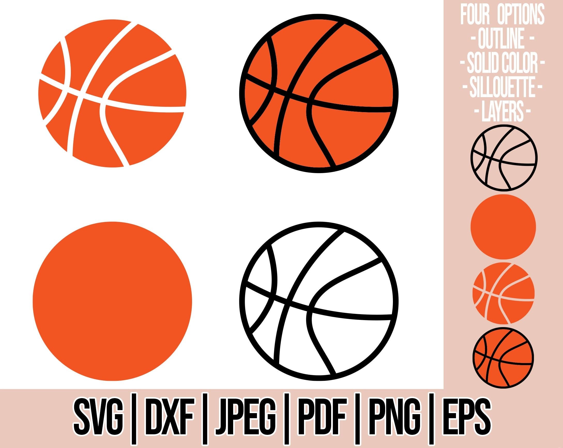 Basketball SVG - Basketball SVG for Cricut, basketball svg Bundle for cricut , Silhouette, Laser Cutter