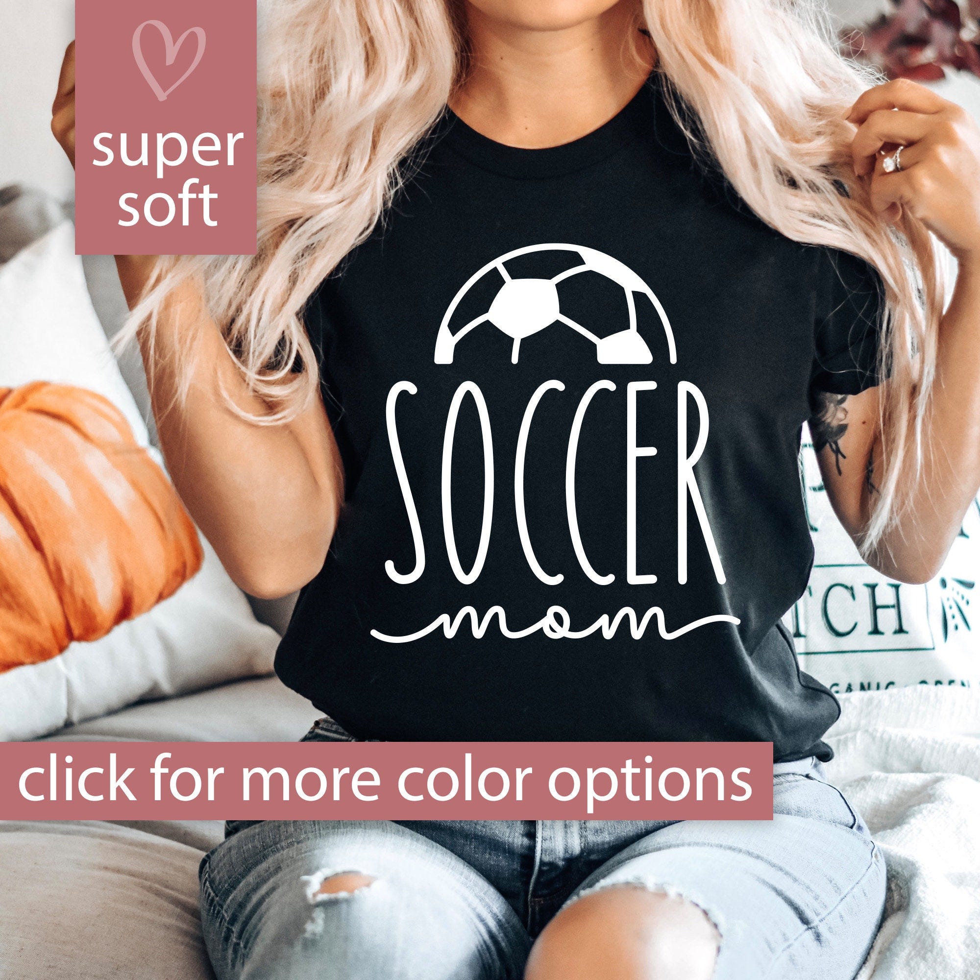 Soccer Mom Shirt for Soccer Mom Gift, Soccer Mom Tshirt, Soccer Mom T-Shirt, Gift for Soccer Mom, Game Day Shirt Soccer Mom, Soccer Mom Tee