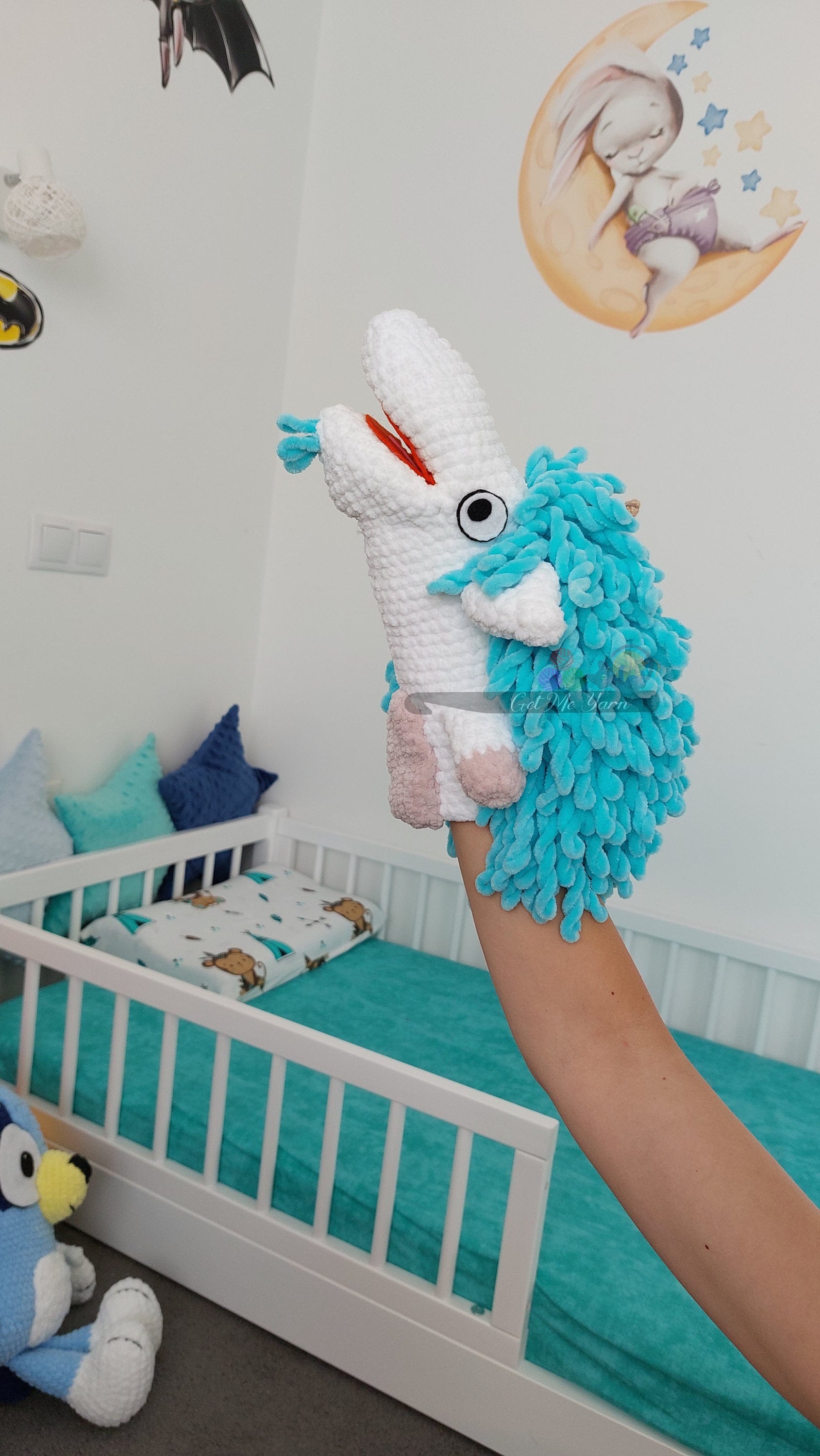 Unicorn hand puppet - CROCHET PATTERN