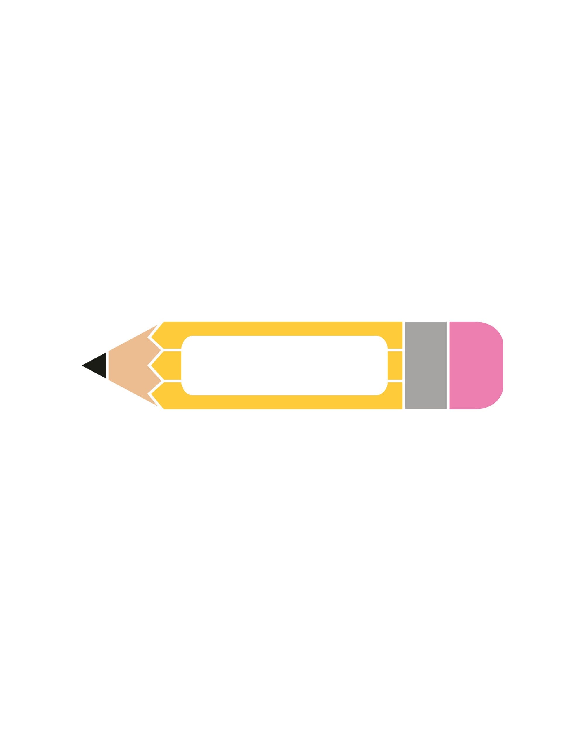 Pencil SVG Files | School Pencil SVG Cut Files | Teacher Clip Art Vector Files | Back To School Clip Art