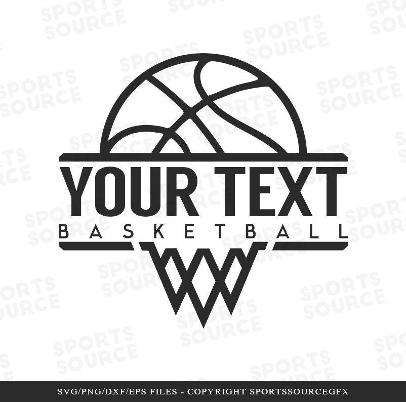 Basketball SVG, Team Logo, Cricut Files, Silhouette Files, SVG Cut Files, Printable, PNG