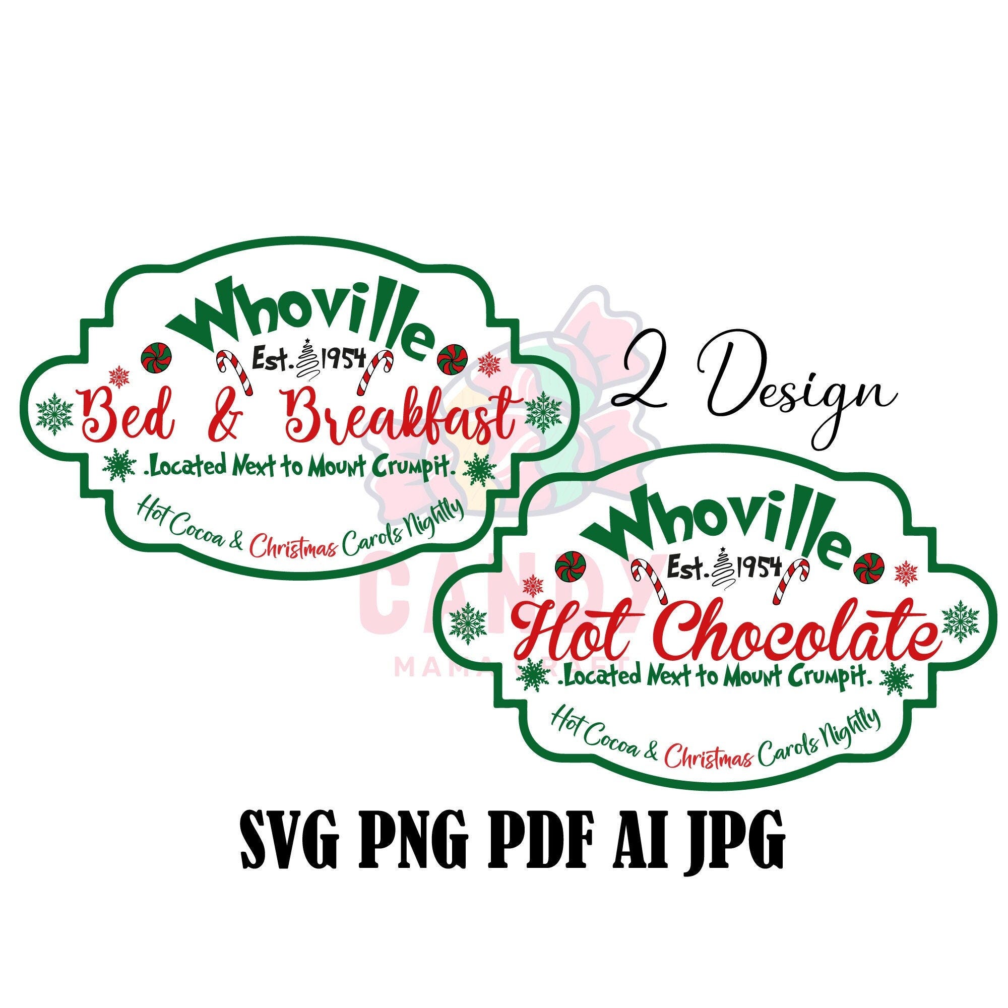 Whoville Hot Chocolate Svg || North Pole Hot cocoa Mug svg Christmas Sign Svg ||  Png, Winter svg, Holiday Svg, Png