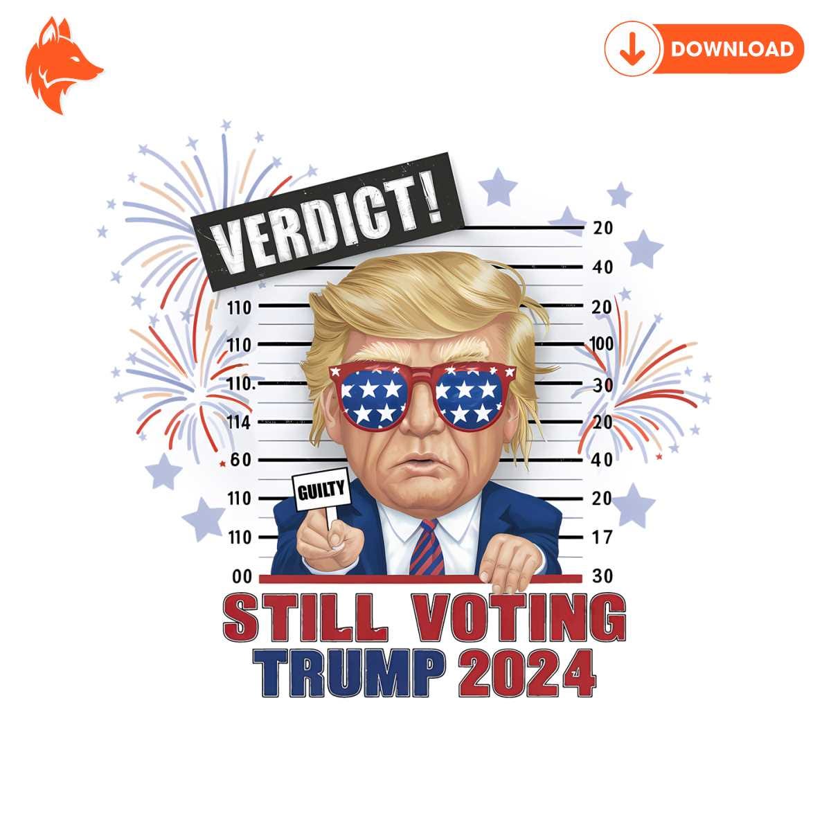 Free Retro Verdict Guilty Still Voting Trump 2024