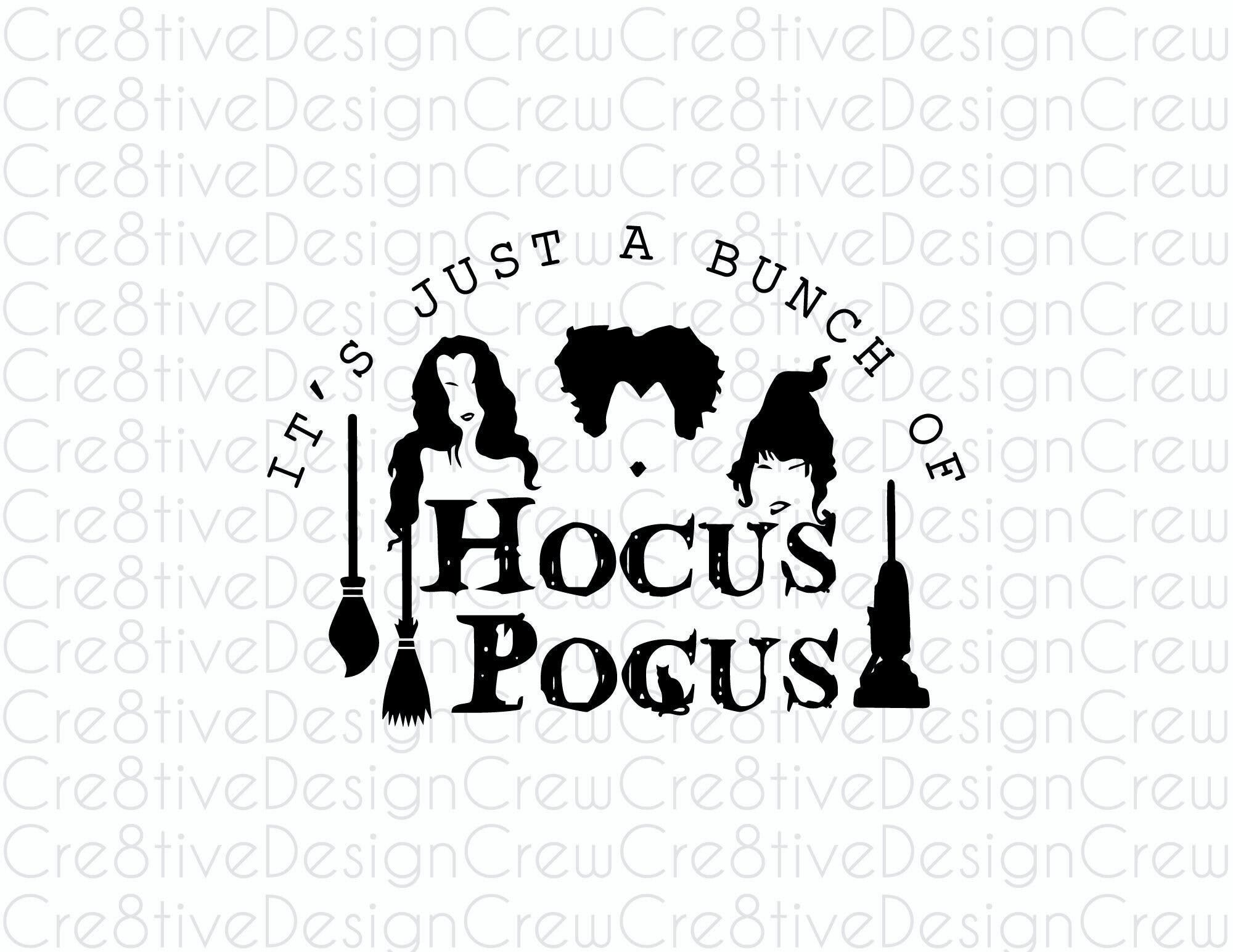 Hocus Pocus SVG, Sisters SVG, Witches SVG, Halloween svg, Spooky, Cricut File, Silhouette File