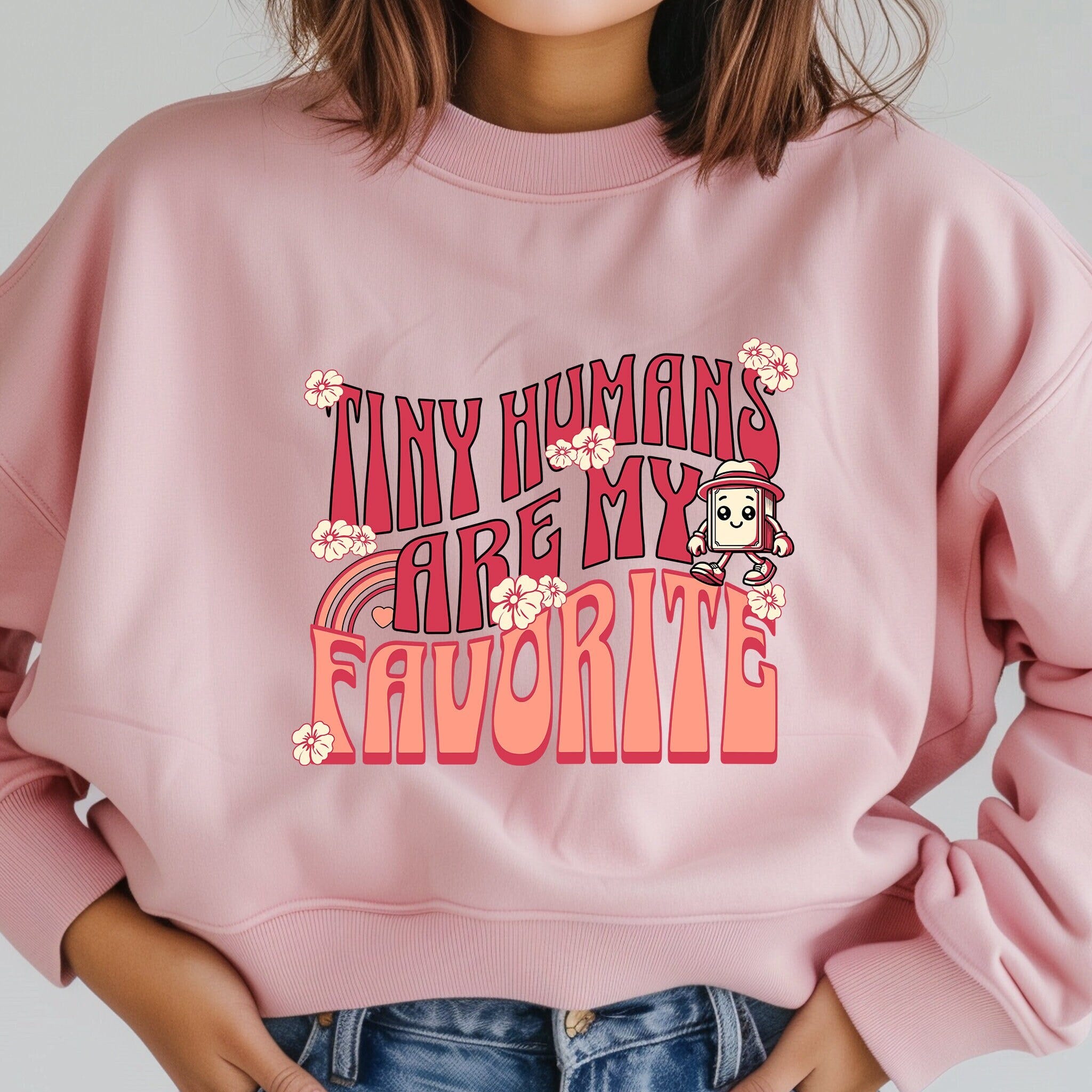 Tiny Humans Are My Favorite PNG Cute Teaching Pediatric Baby Nurse Teacher Life Sublimation Shirt Tumbler Mug Cup Design Digital PNG