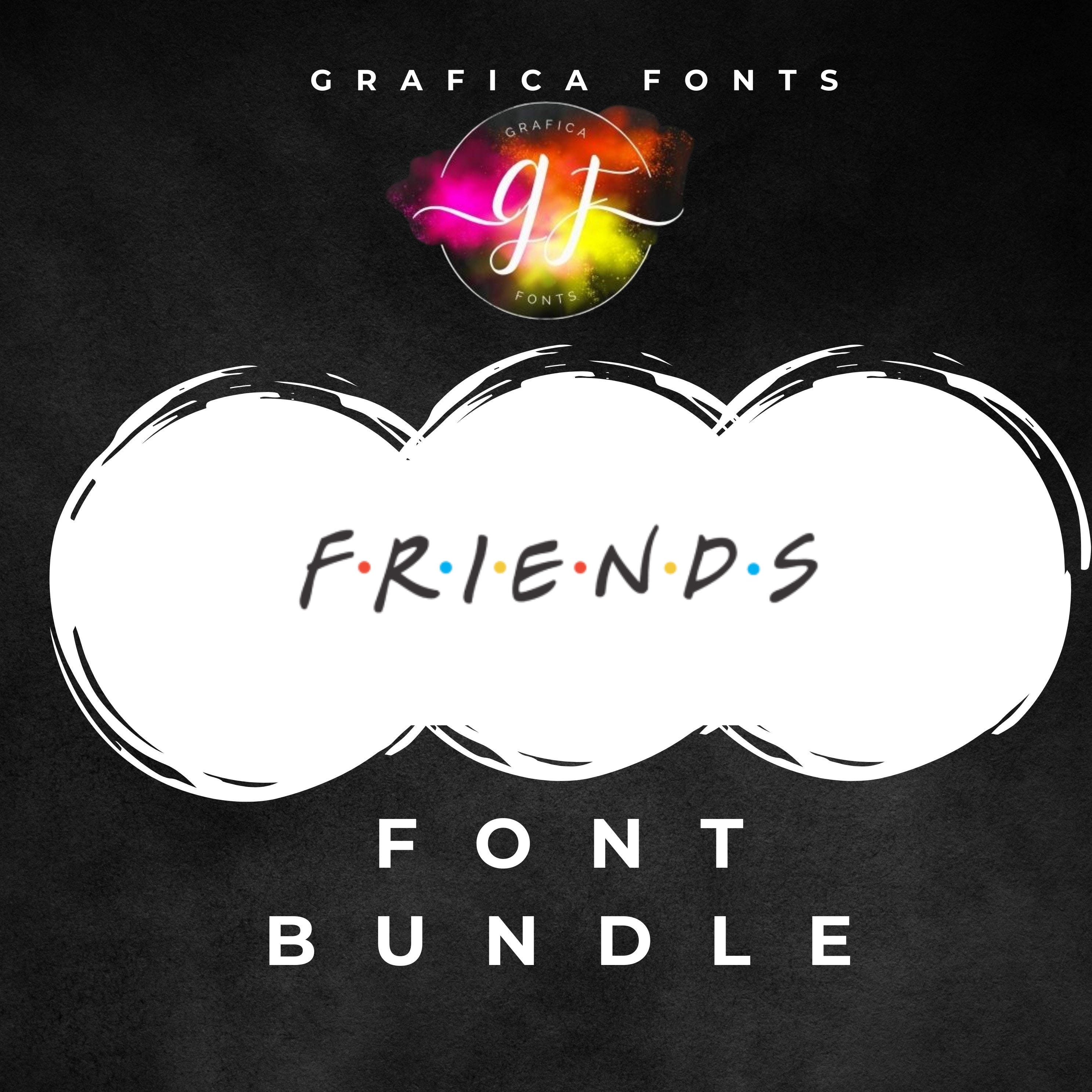 Friends Font | Friends Font For Cricut | Friends Font SVG | Cricut Font SVG | files for cricut | Friends series | alphabet font | ttf