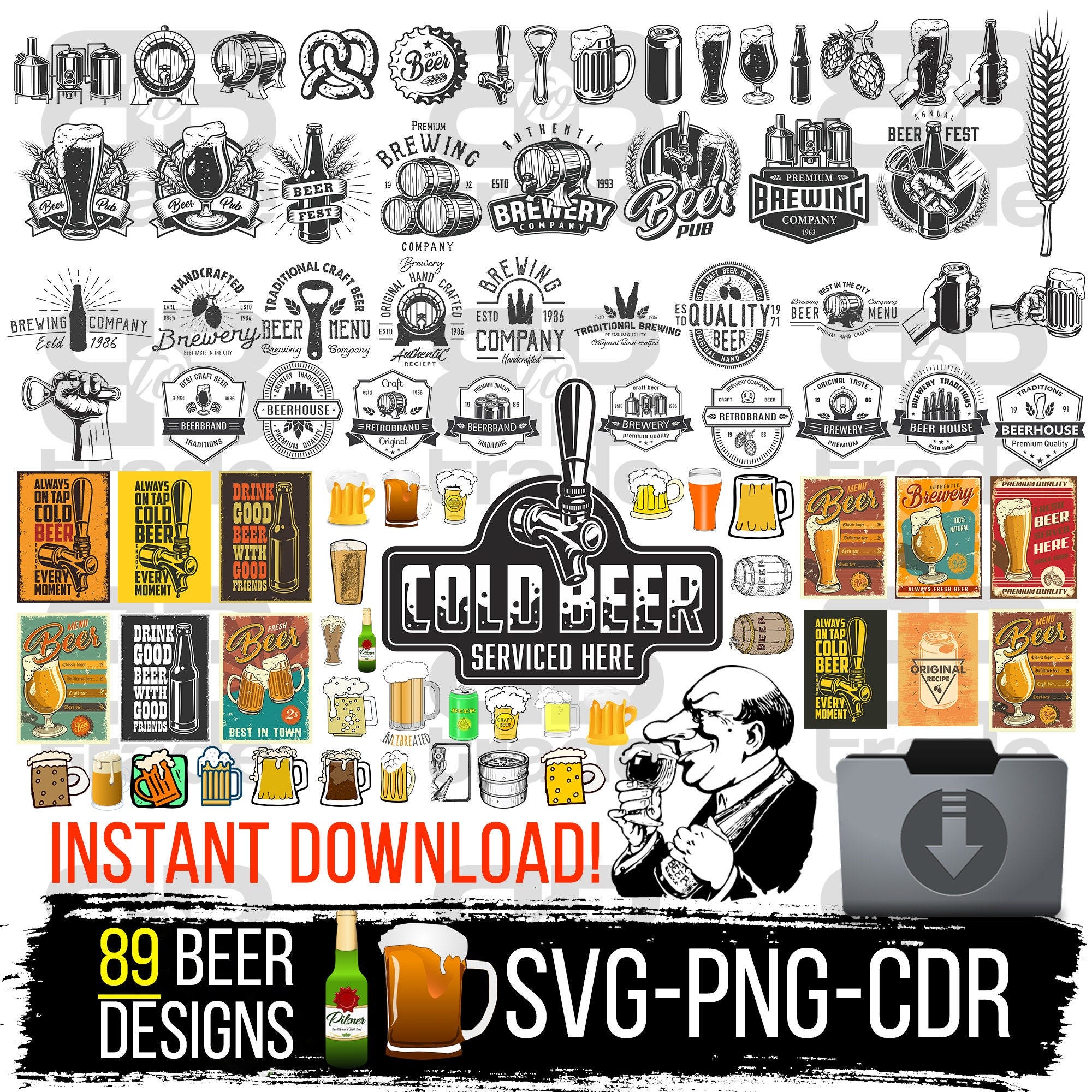 Beer svg bundle, Beer mug svg, Cheers svg, Beer vector, Pint svg, Beer Glass Svg, Alcohol Svg, Craft Beer Svg, Drinking Svg (89 designs)