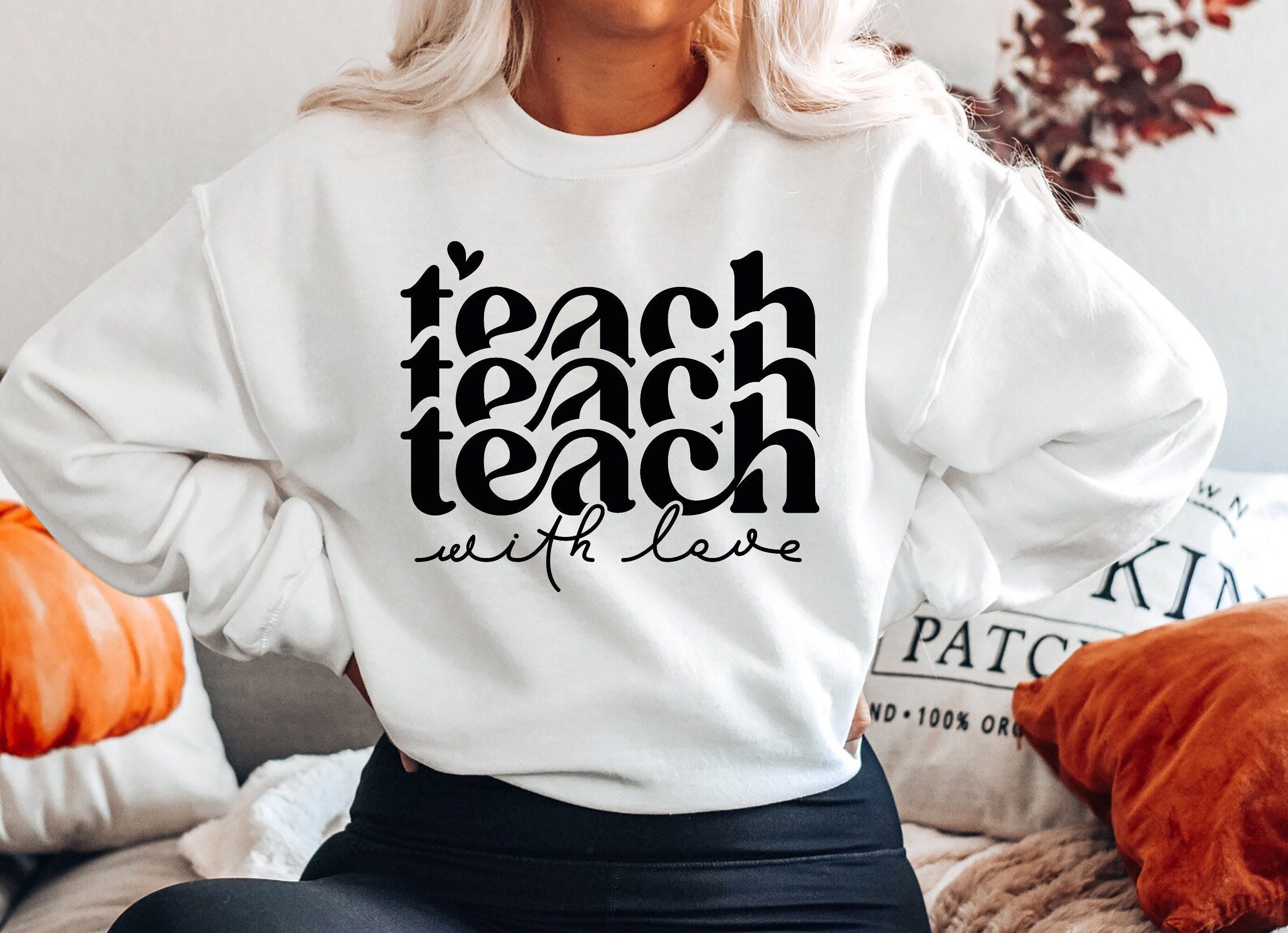Teach With Love SVG PNG PDF, Teacher Life Svg, Teacher Quotes Svg, Made To Teach Svg, Teacher Love Svg, Teacher Appreciation Svg, Teach Svg