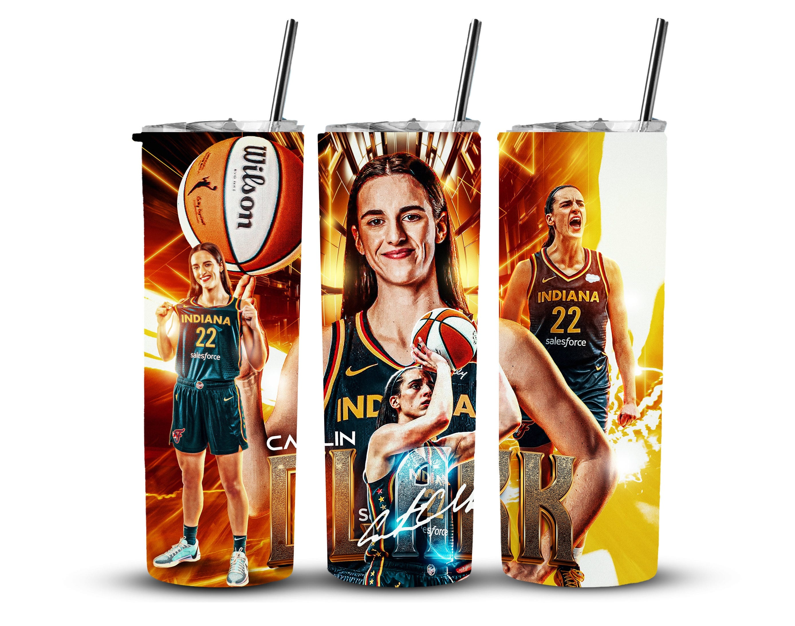 Caitlin Clark Tumbler 20oz Wrap Design, LIMITED EDITION, Digital Download Only