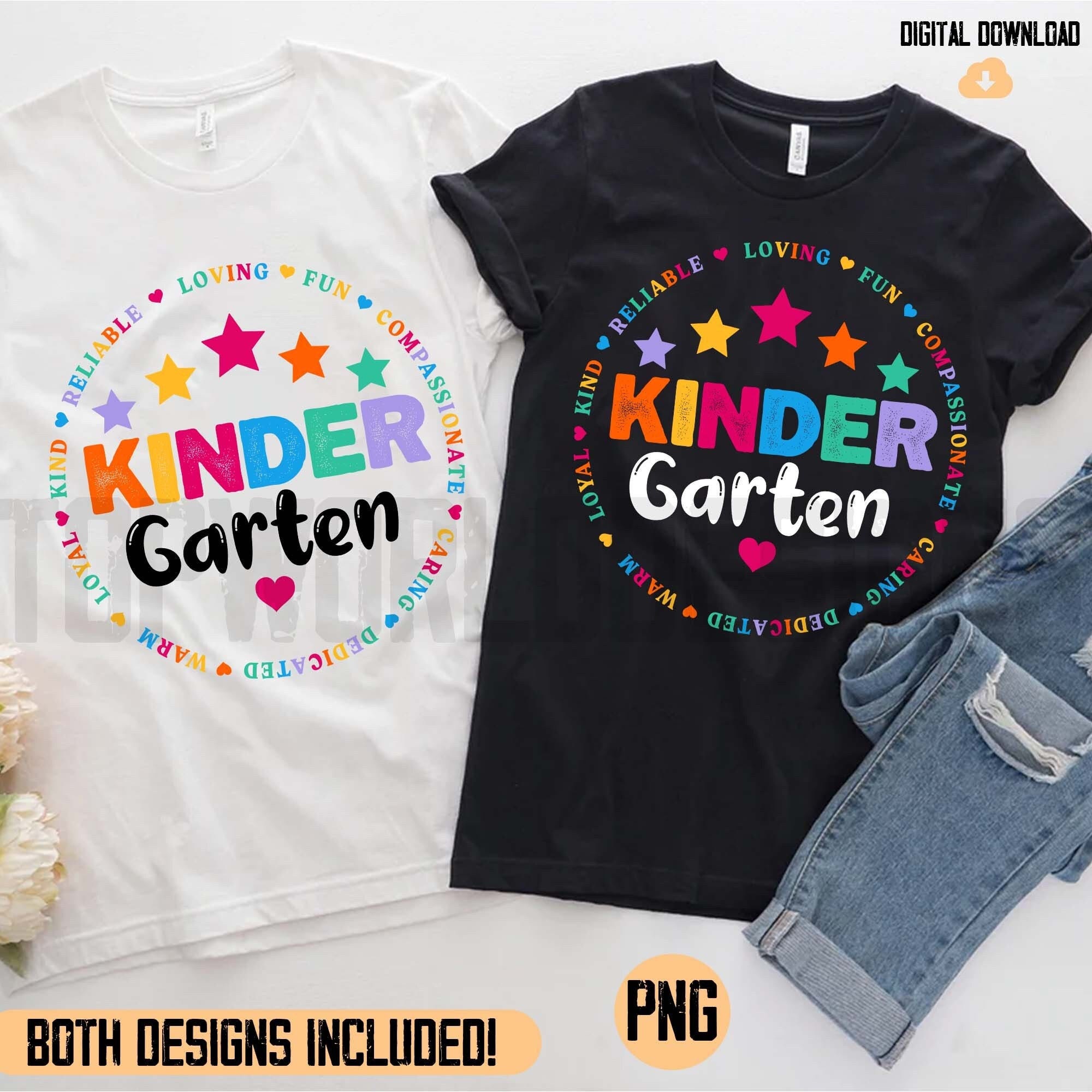 Kindergarten PNG Image, Back To School grade Kindergarten Design, Sublimation Designs Downloads, PNG File