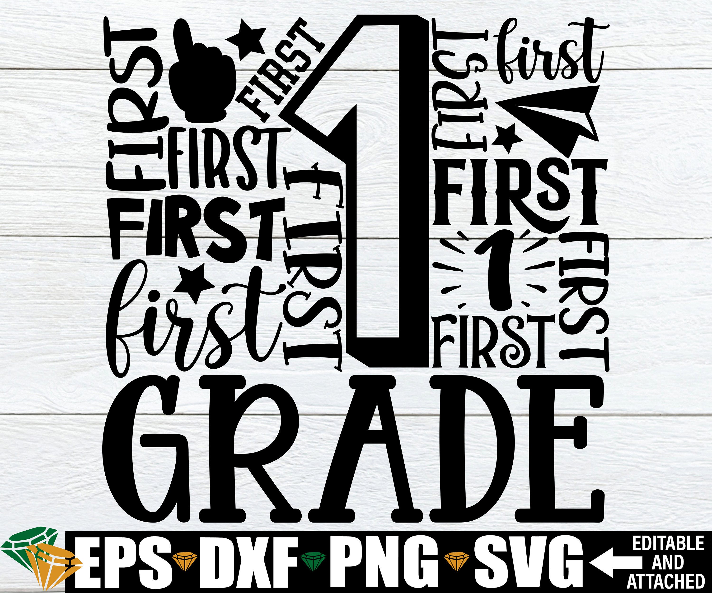 First Grade svg, First Grade Cut File, Matching First Grade Team Teacher Shirts SVG, First Grade Word Art, First Grade Teacher Appreciation