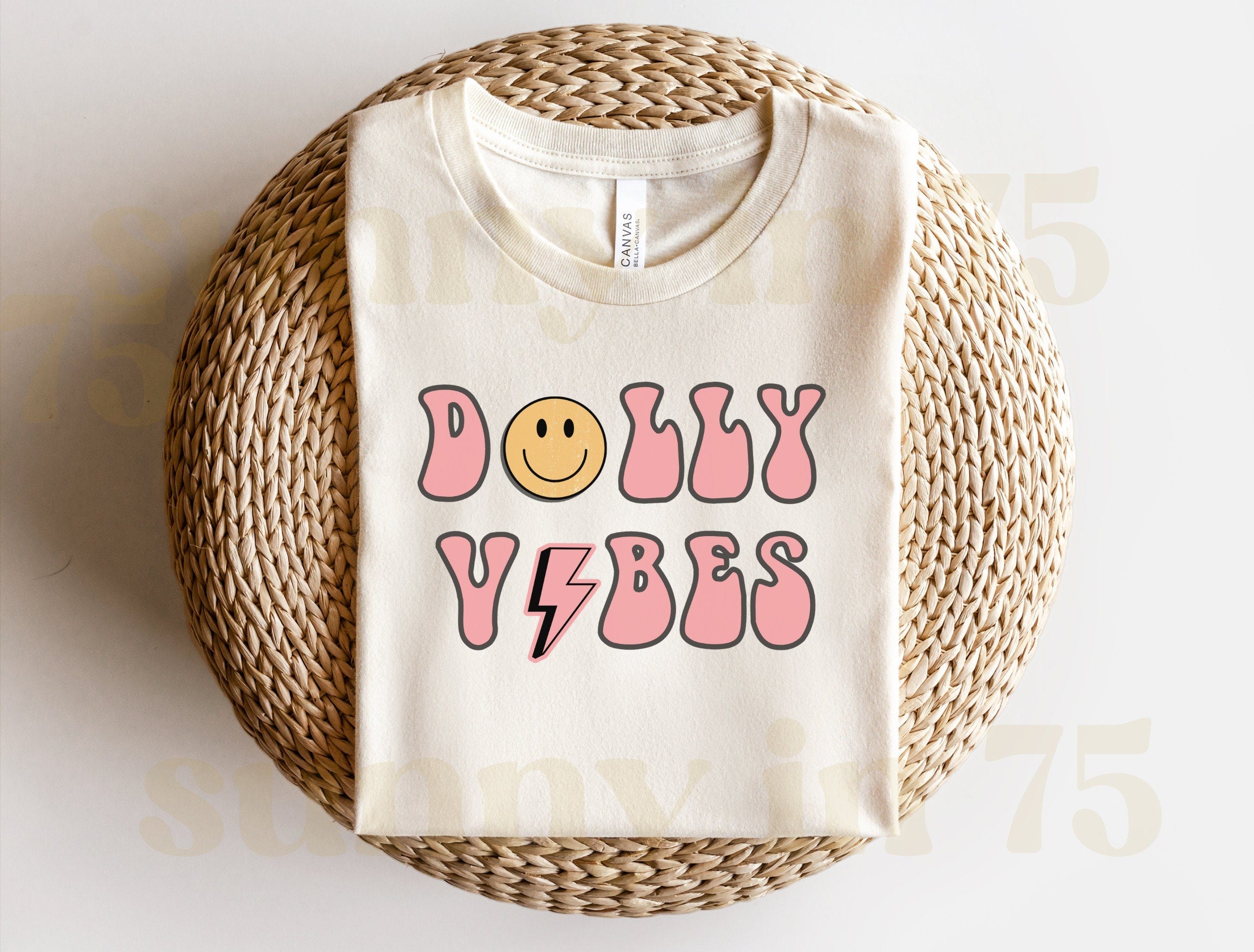 Dolly Vibes Png, Dolly Parton Sublimation Digital File, Dolly Parton SVG, Retro Png, Dollywood Png, Dollywood Trip Tshirt, Rock n Roll