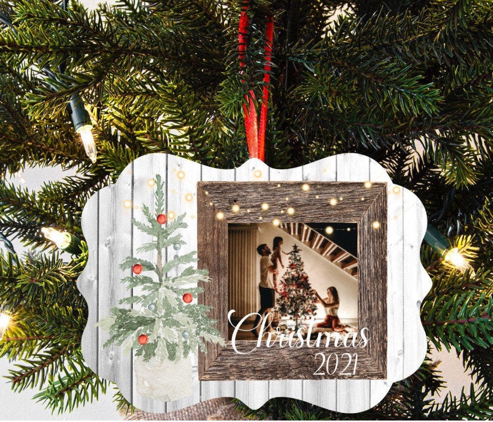 Chritmas Tree Photo Ornament Design, Ornament Sublimation, Aluxe Ornaments, Christmas PNG, Christmas Sublimation, Ornament png, Photo