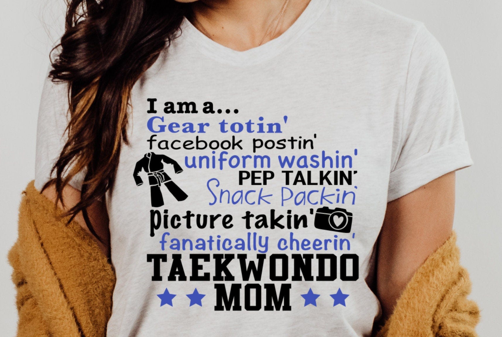 Taekwondo Mom Shirt, Tournament, Black belt gift, Groovy, Instructor gift, Unisex, Shirt Tshirt Sweatshirt Bella Canvas Gildan