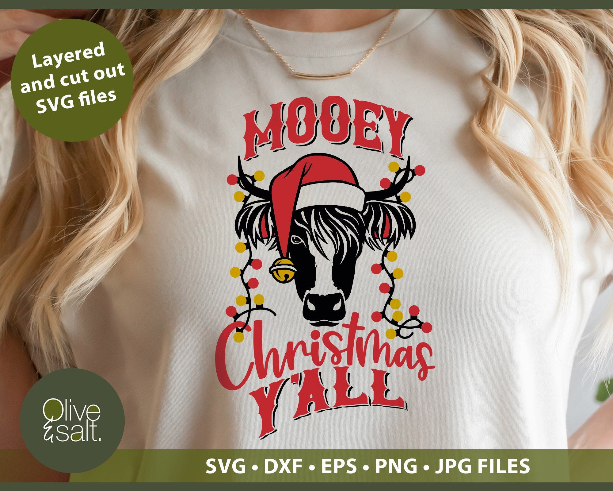 Mooey Christmas SVG, Funny Christmas shirt sublimation, Cowboy Christmas svg, Christmas cow png, Country Christmas svg, Christmas mug svg
