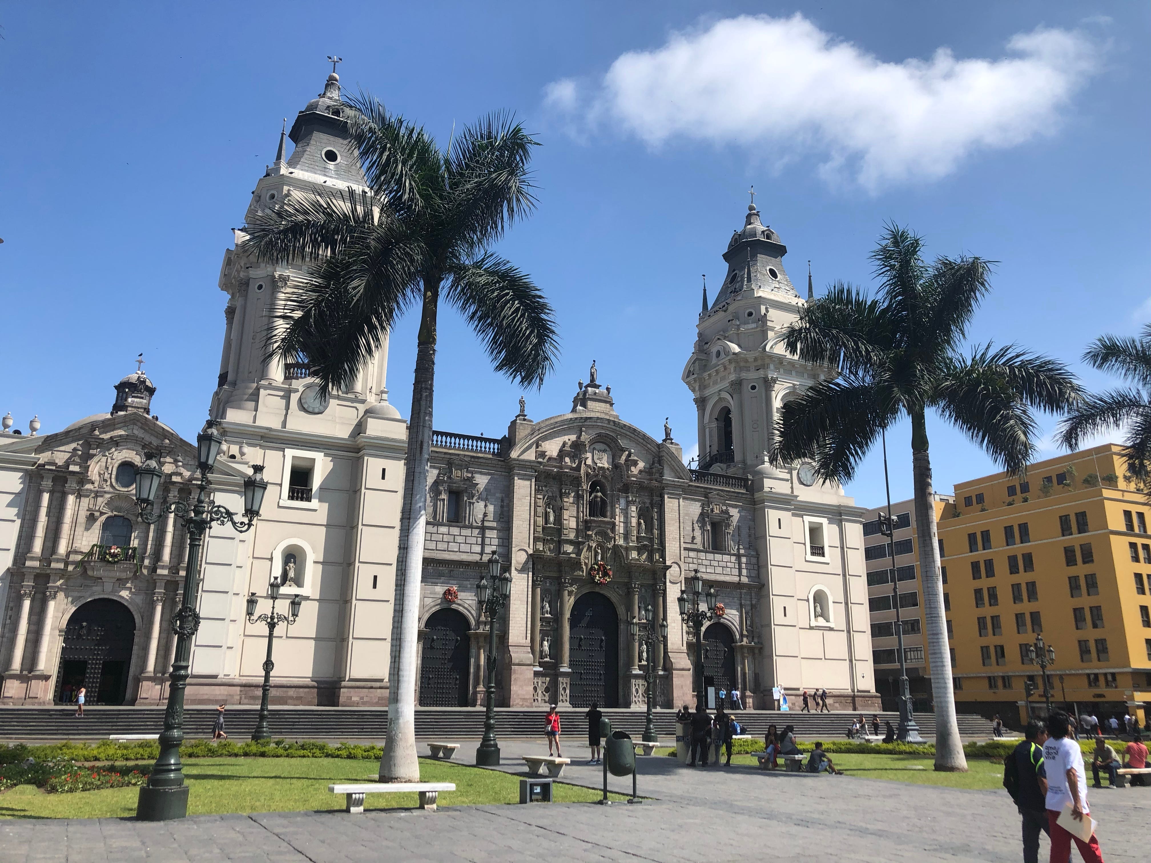 Plaza de armas in Lima.