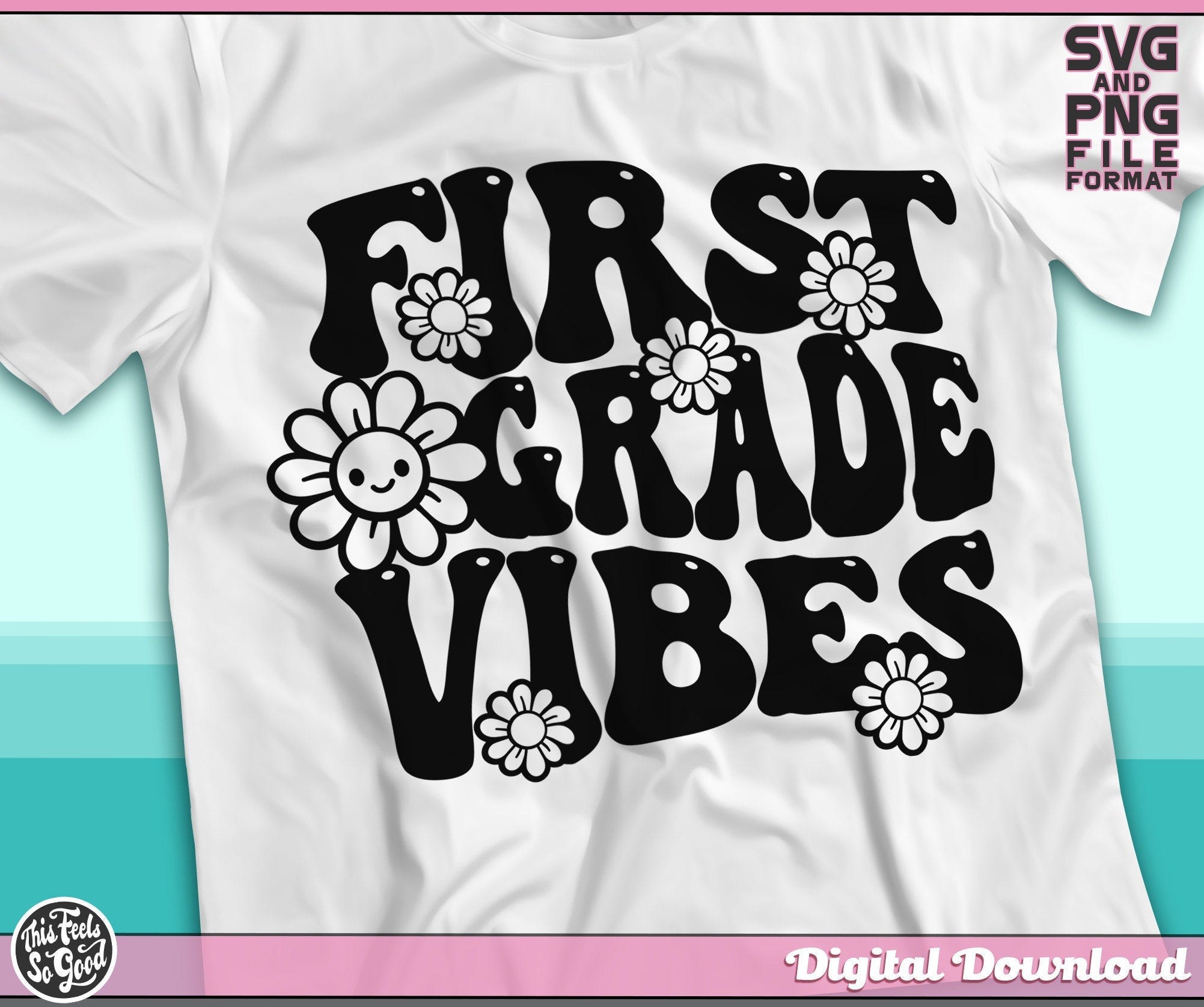 Girls First Grade svg, 1st Grade svg, First Grade Shirt SVG and Png files included for Cricut, CNC and Silhouette machines svg cut files.
