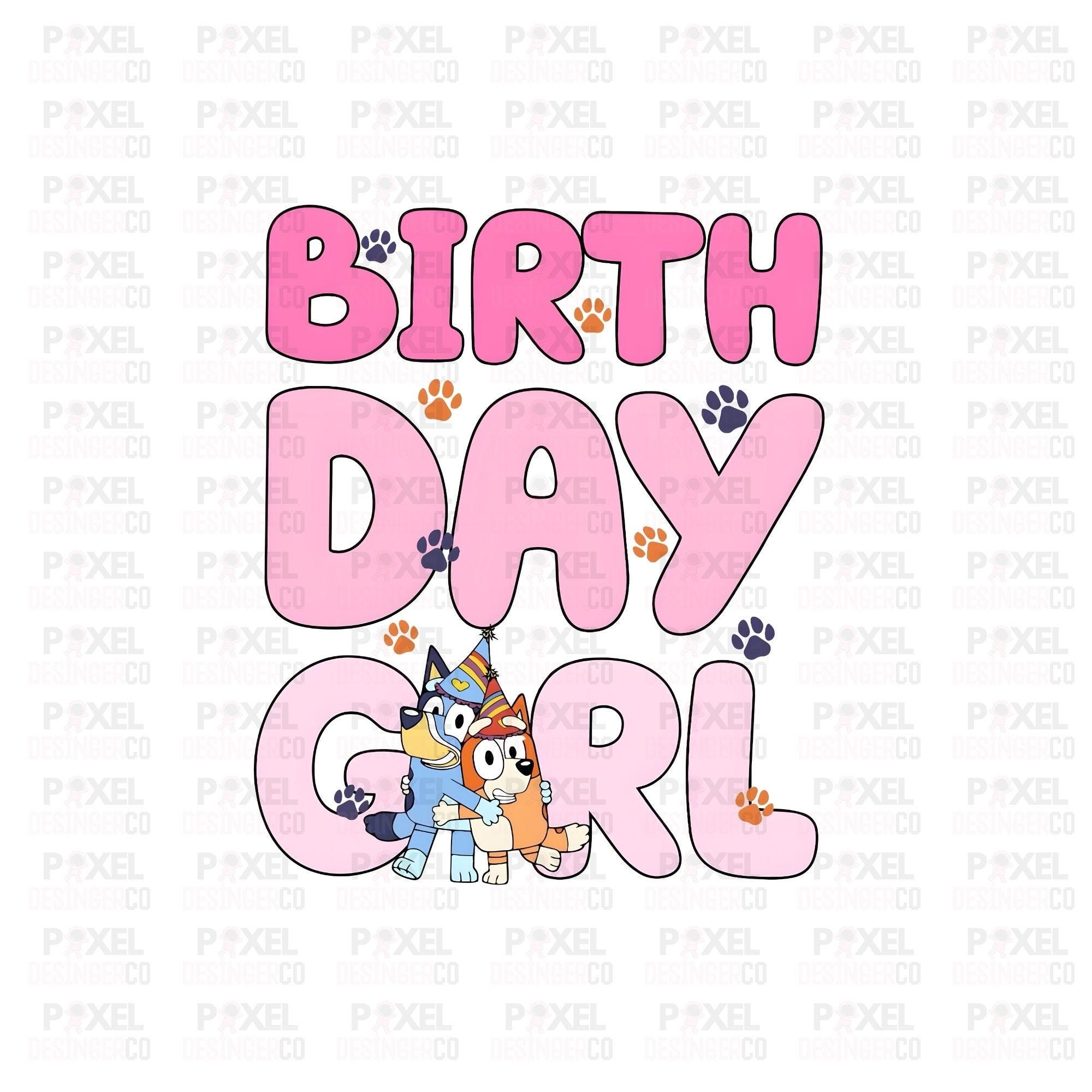 Blue Birthday Girl Png, My Birthday Png, Blue dog Birthday Png, Birthday Party Png, Birthday Gifts Png, Happy Birthday Png
