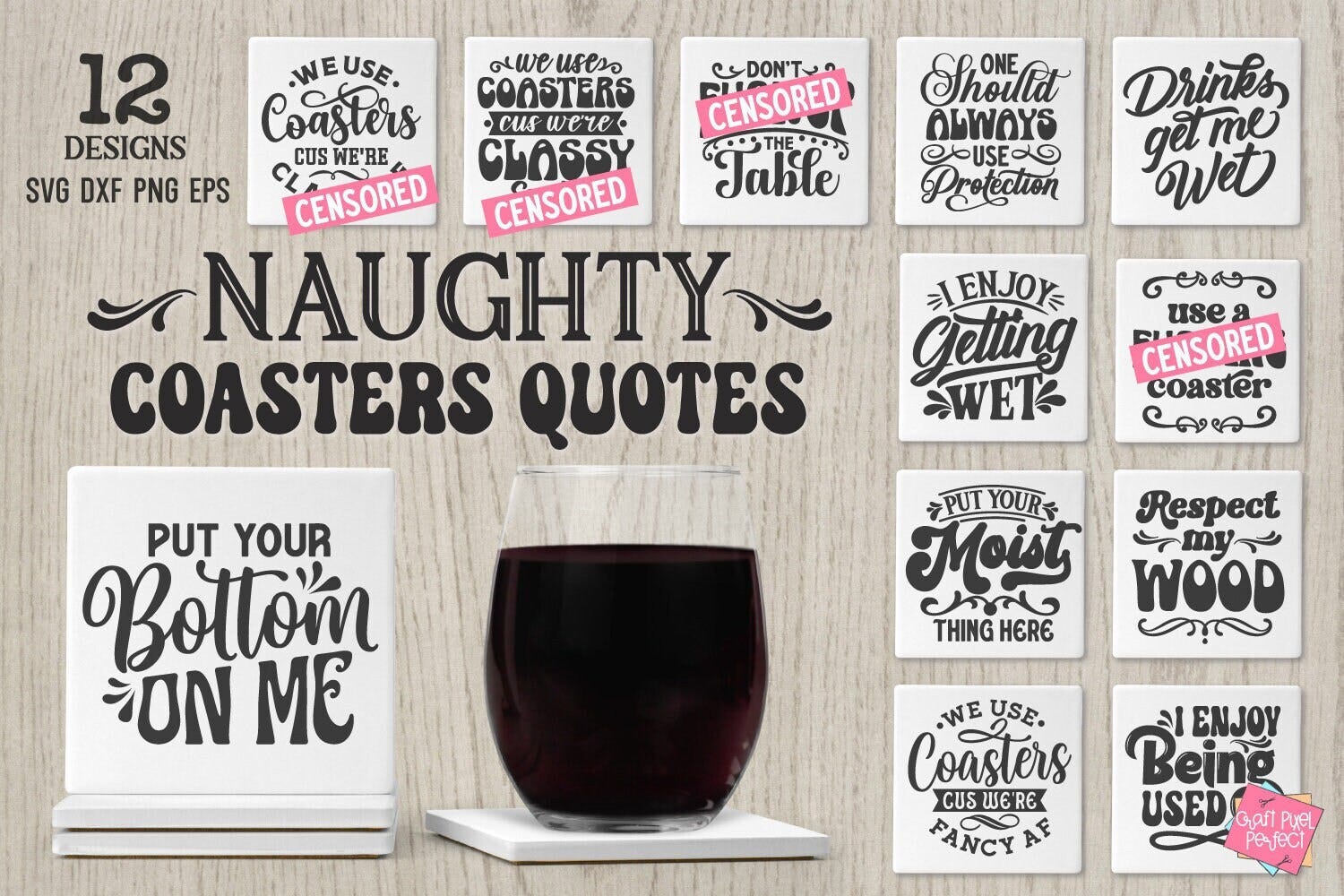 Naughty Coaster Quotes SVG Bundle, Funny Coaster Sayings, Coaster Svg, Sarcastic Coaster Designs, Beer Coasters, Wine Coasters, Alcohol SVG