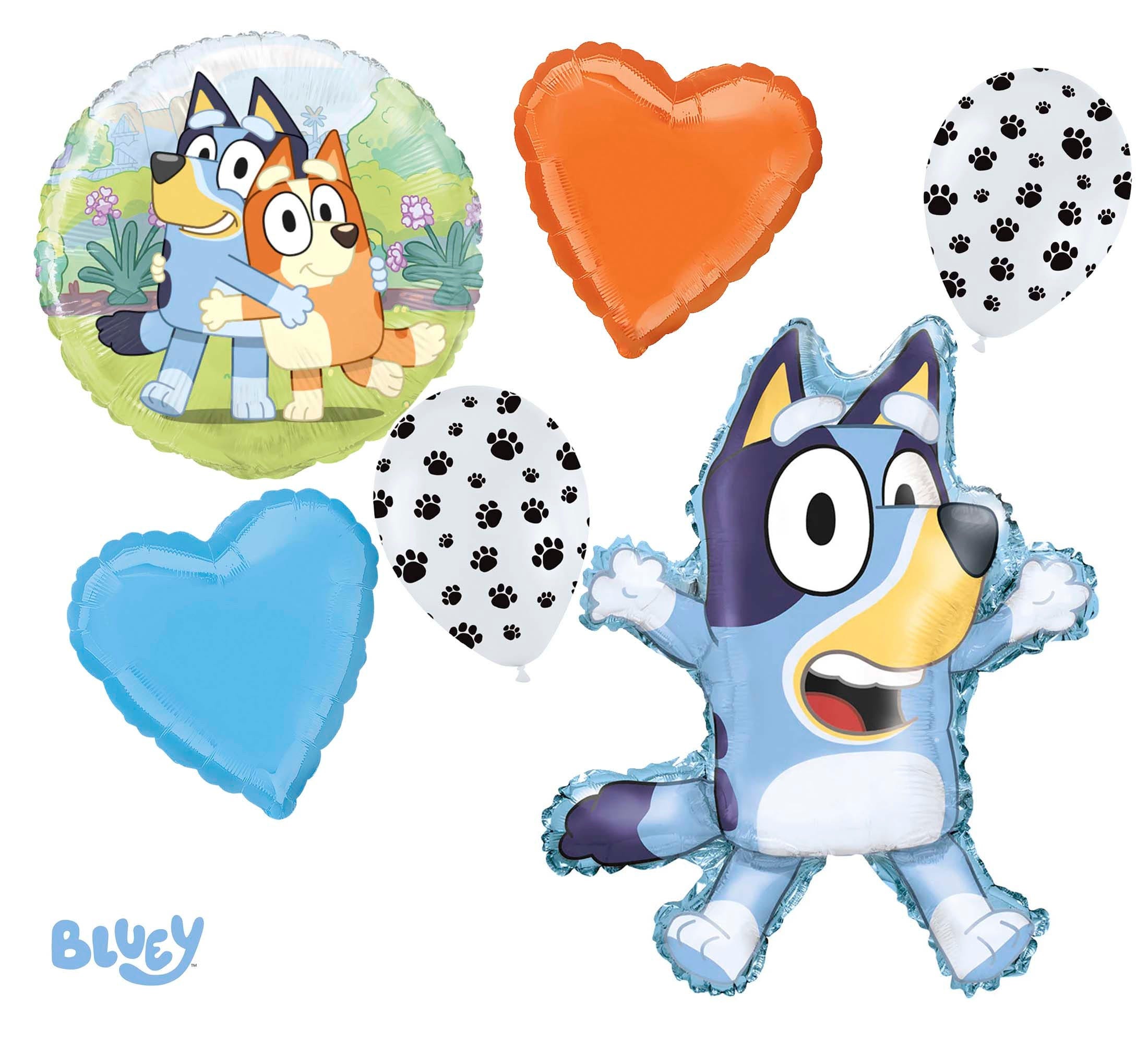 Bluey and Bingo Balloon Set, Bluey Balloon, Bluey Birthday Balloon, Bluey and Bingo Decoration, Puppy Birthday, Pawty,Bluey Themed Birthday