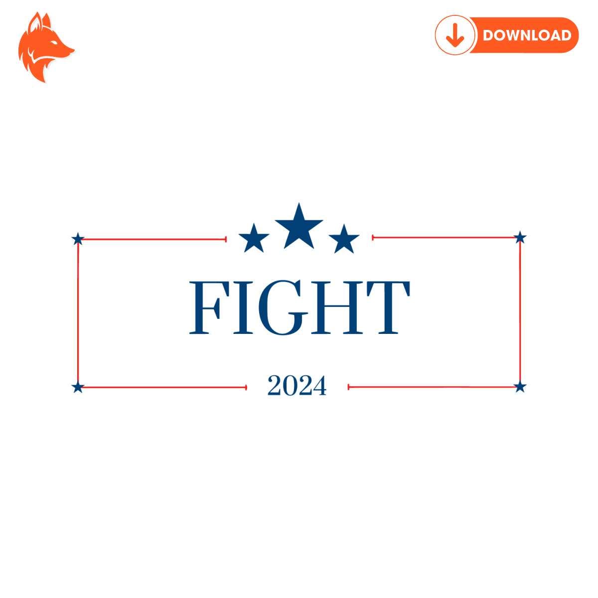 Free Trump Fight 2024 Stand With Trump SVG