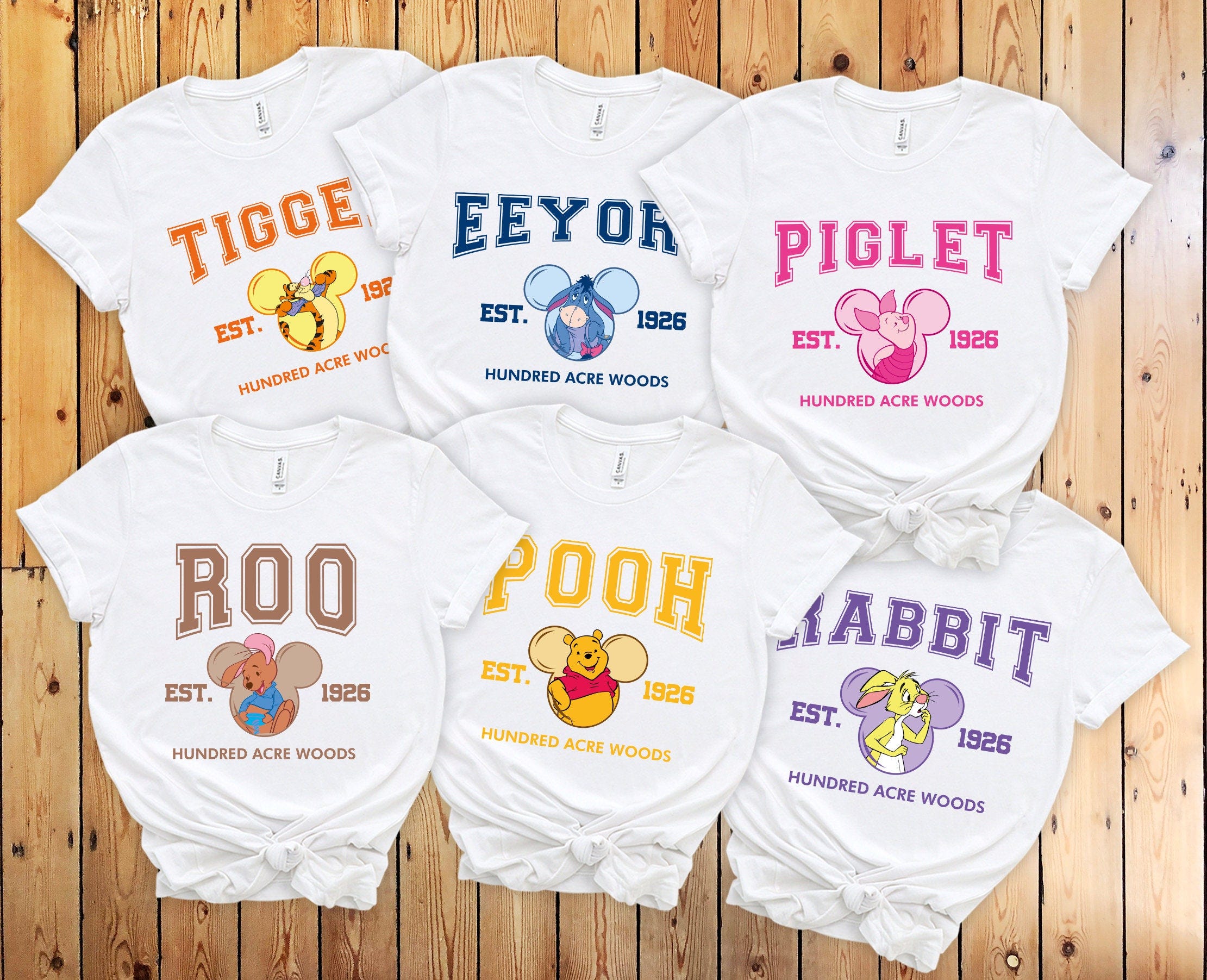 Winnie The Pooh Shirts, Disney Winnie The Pooh, Tiger, Piglet, Eeeyore, Disneyland Shirts, Disney Vacation Shirts, Disney Group Shirts