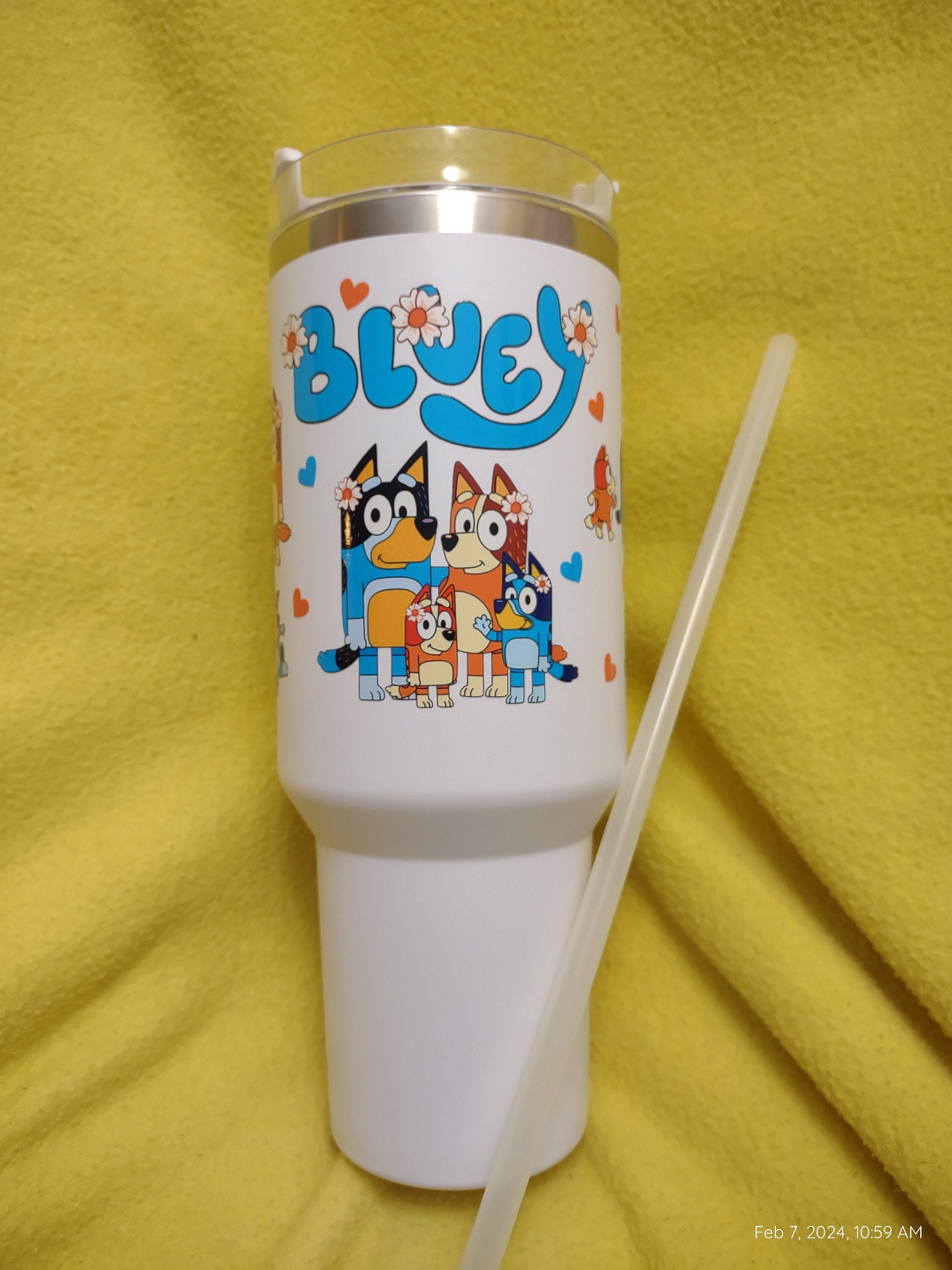 Bluey family heeler 40 oz tumbler