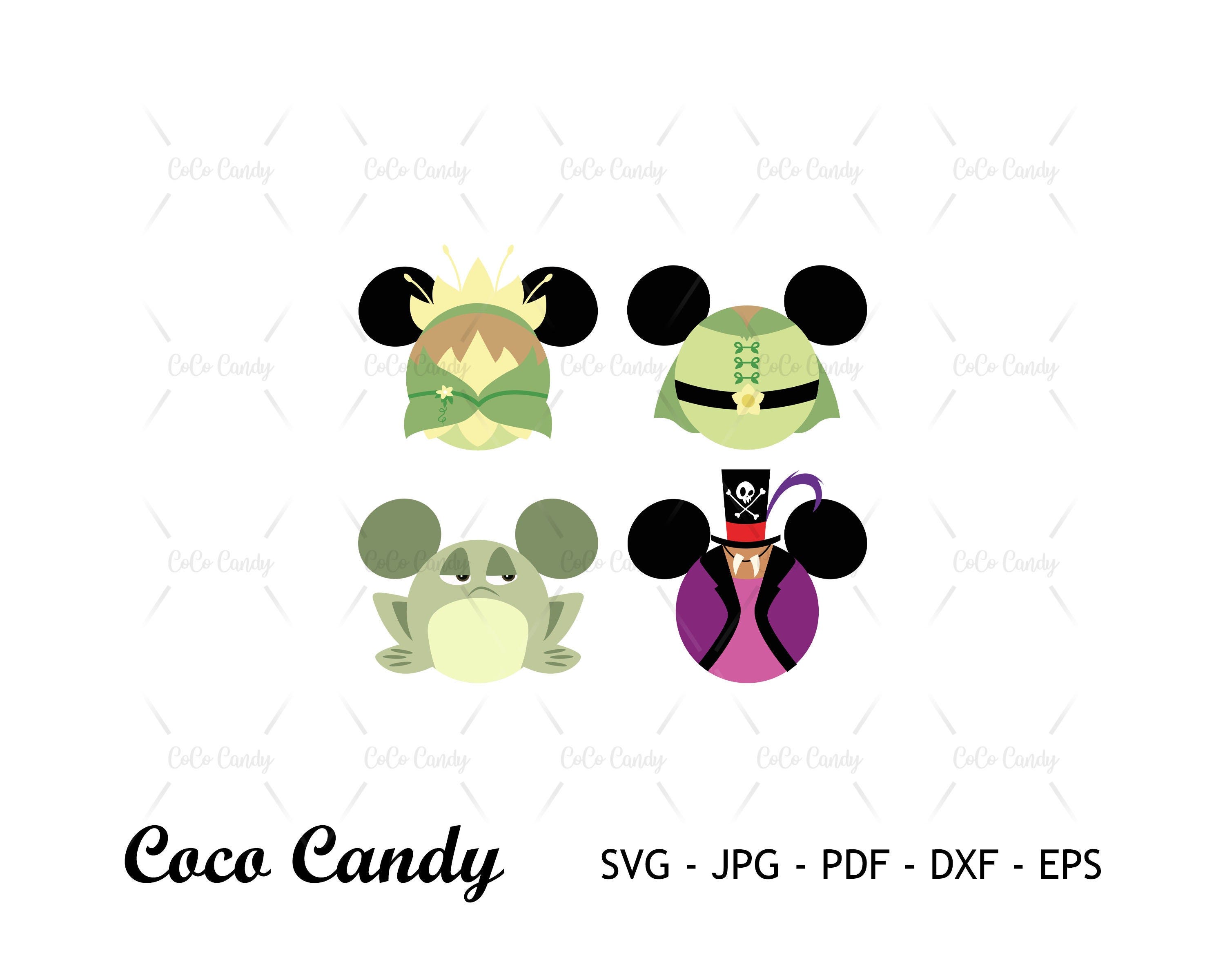 The Princess And Frog Svg | Frog SVG | Mouse Ear SVG | Princess Svg | Prince Svg | Funny Design Svg | Cut File For Cricut SVG | Silhouett